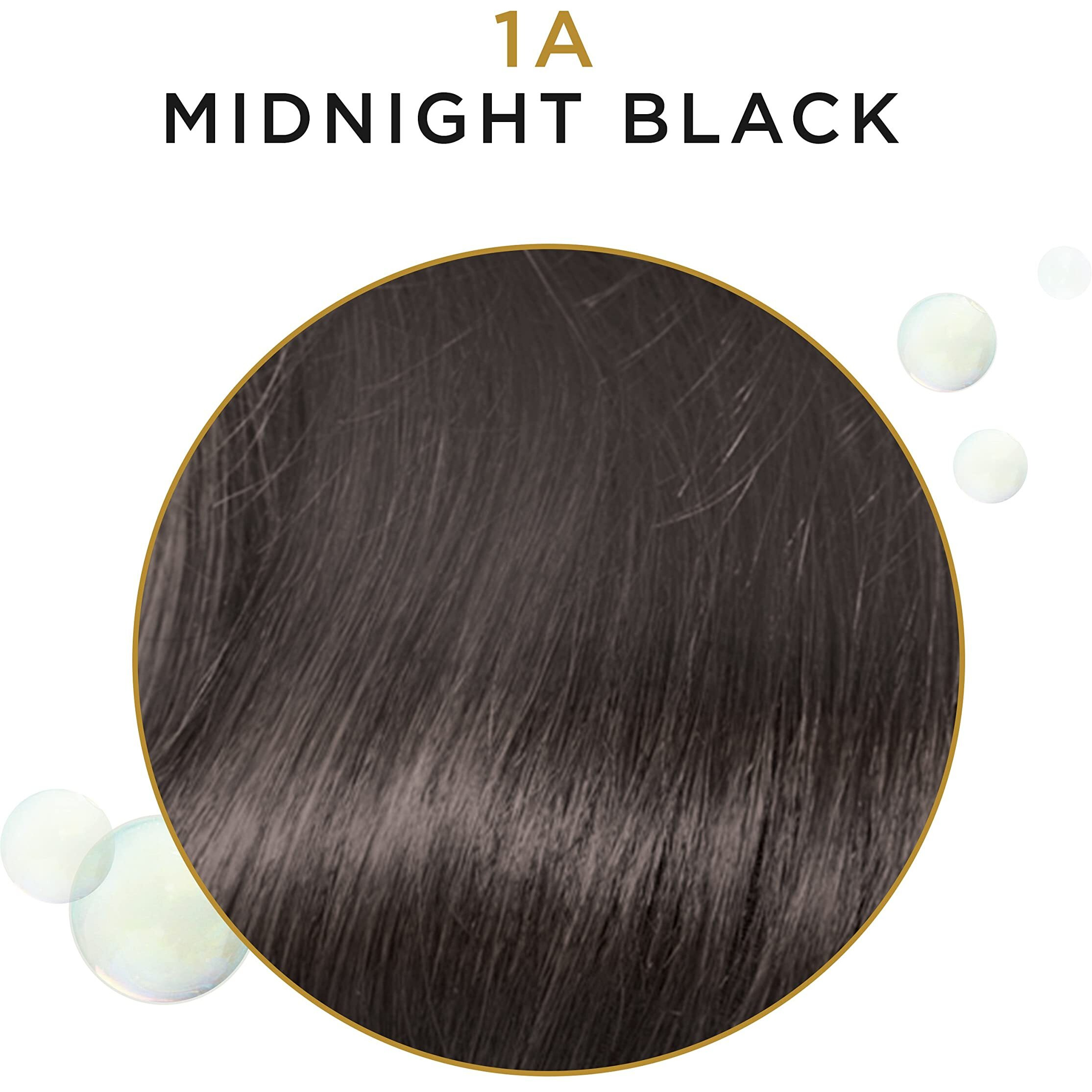 Clairol Professional Beautiful Advanced Gray Solutions 1A Midnight Black, 3 Oz