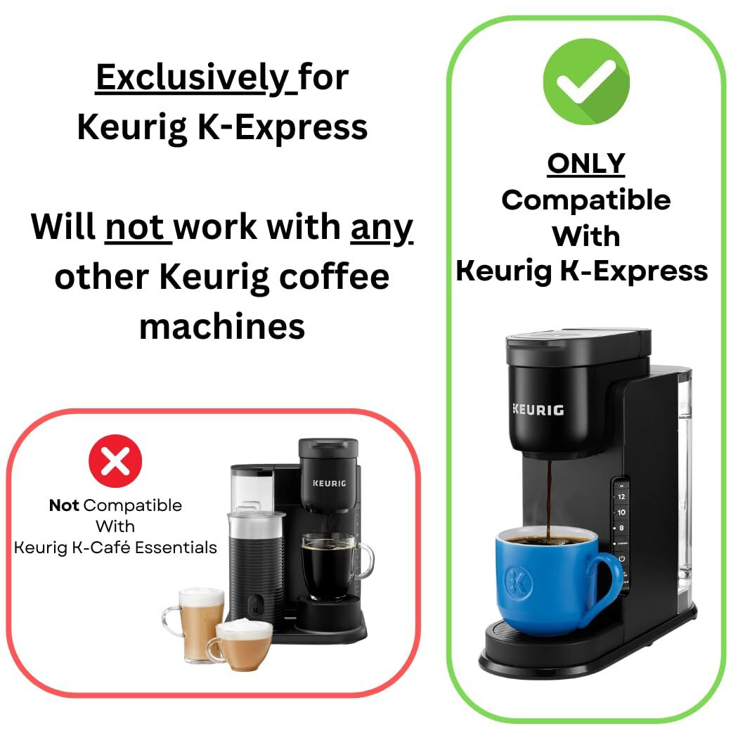 Replacement Water Reservoir For Keurig K-Express Coffee Maker| Replacement Water Tank Is Exclusively For The Keurig K-Express Coffee Machine (Black Lid)