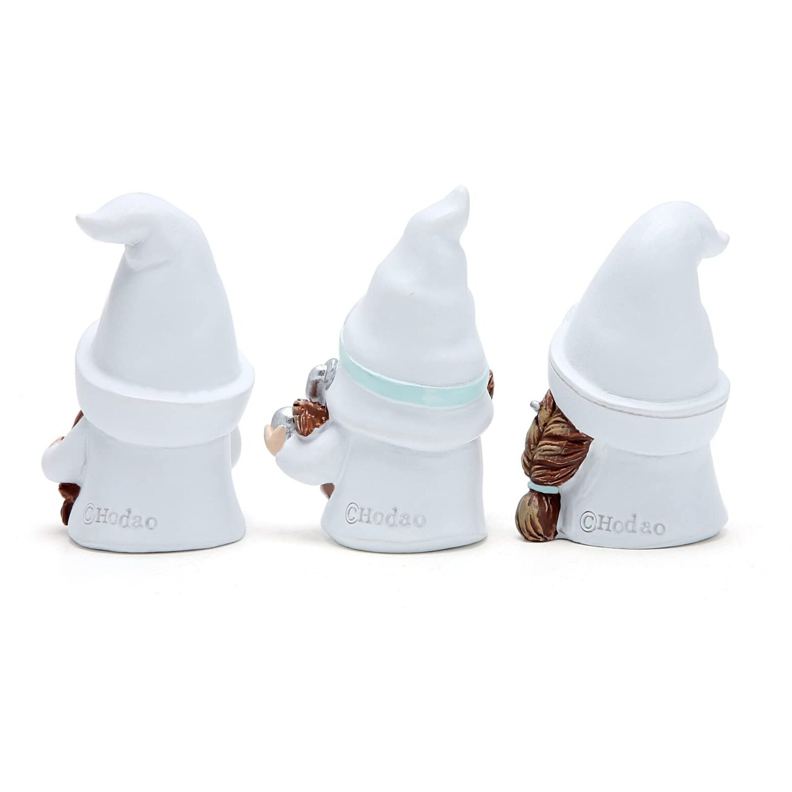 Hodao 3 Pcs Doctor Home Gnome Figurines Decoration Doctor Gnomes Ornaments Scandinavian Tomte Elf Decor Gifts Summer Gnomes Figurines Home Decoration Table Hospital Nurse Gnomes Decor