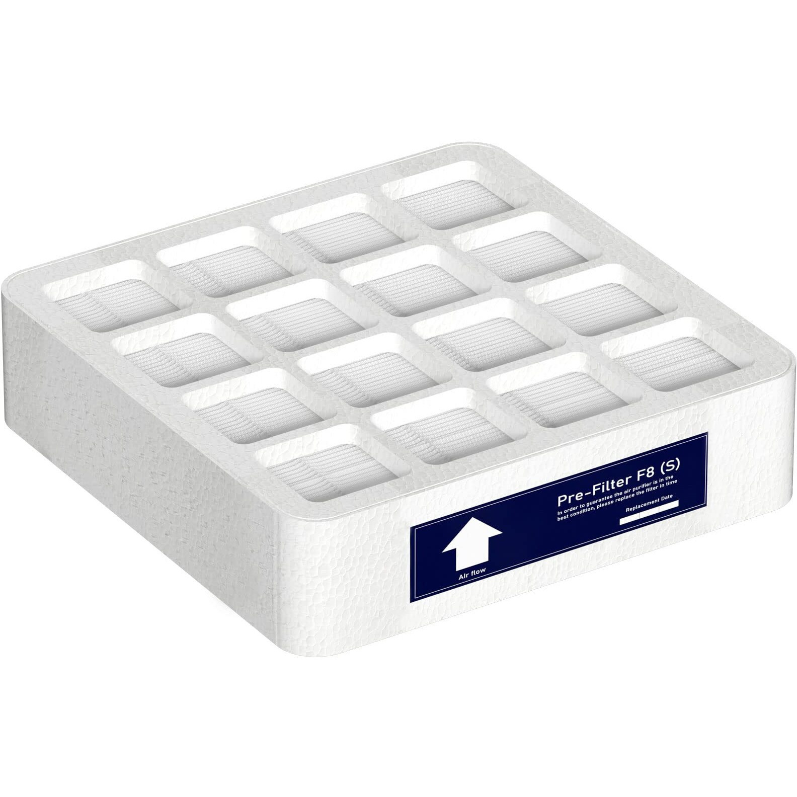 F8 (S) Pre-Filter True Hepa Replacement Filter Compatible With Iq Air Heathpro Series Pre-Filter (F1), True Hepa First Stage Replacement Filter