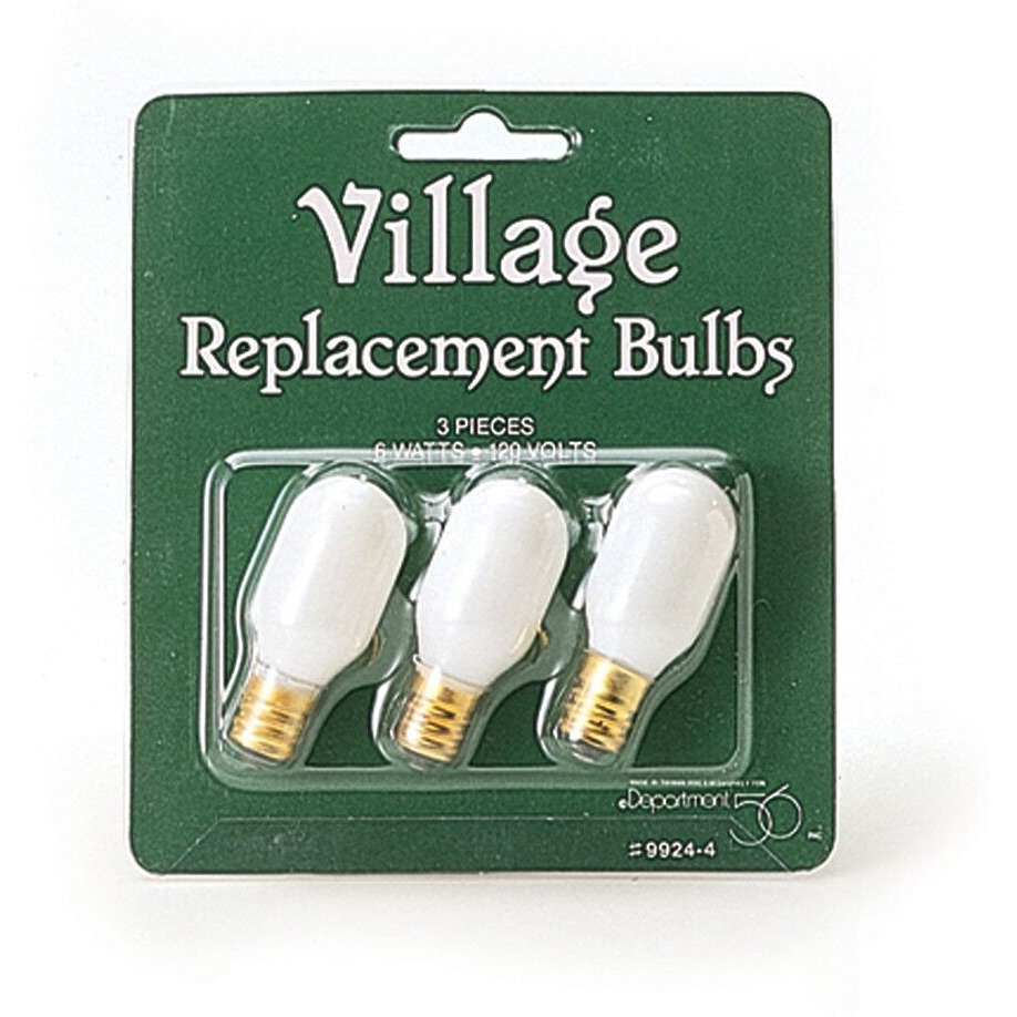 Replacement Bulbs, Set Of 3 By Department 56