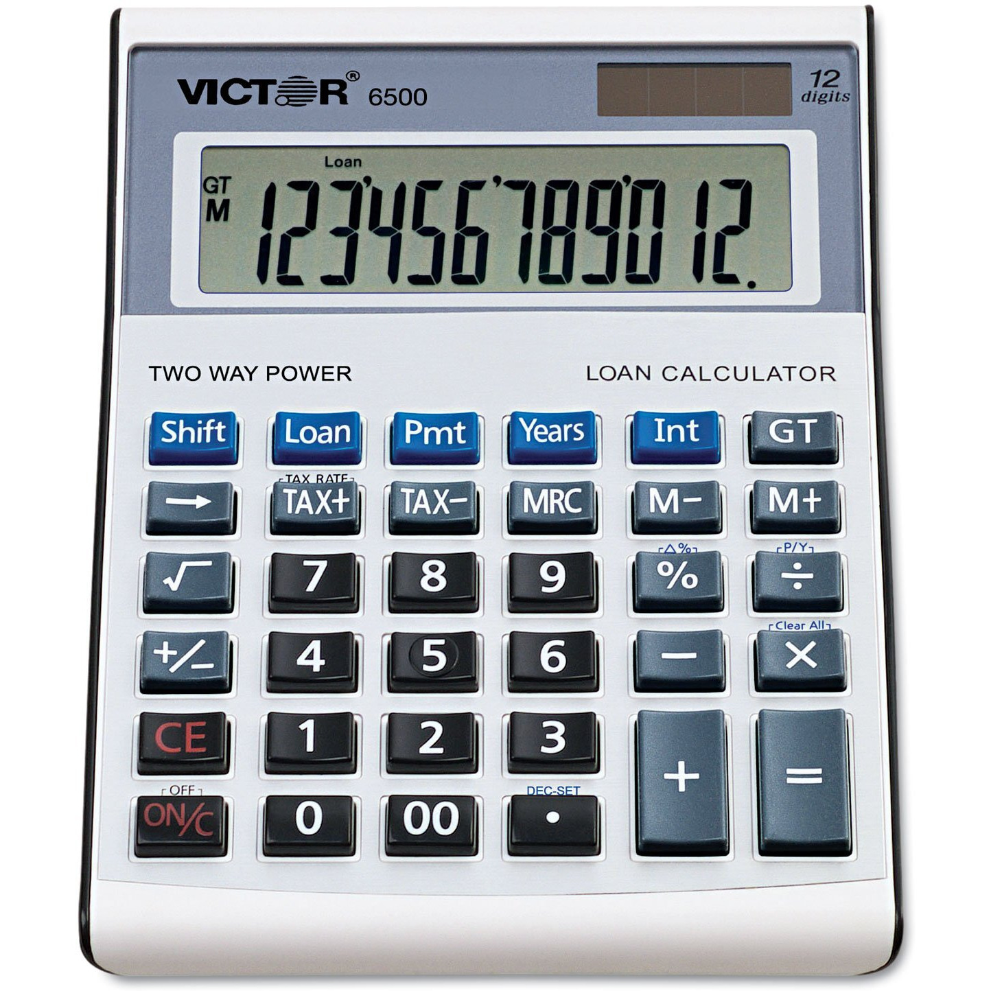 Victor 6500 6500 Executive Desktop Loan Calculator, 12-Digit Lcd