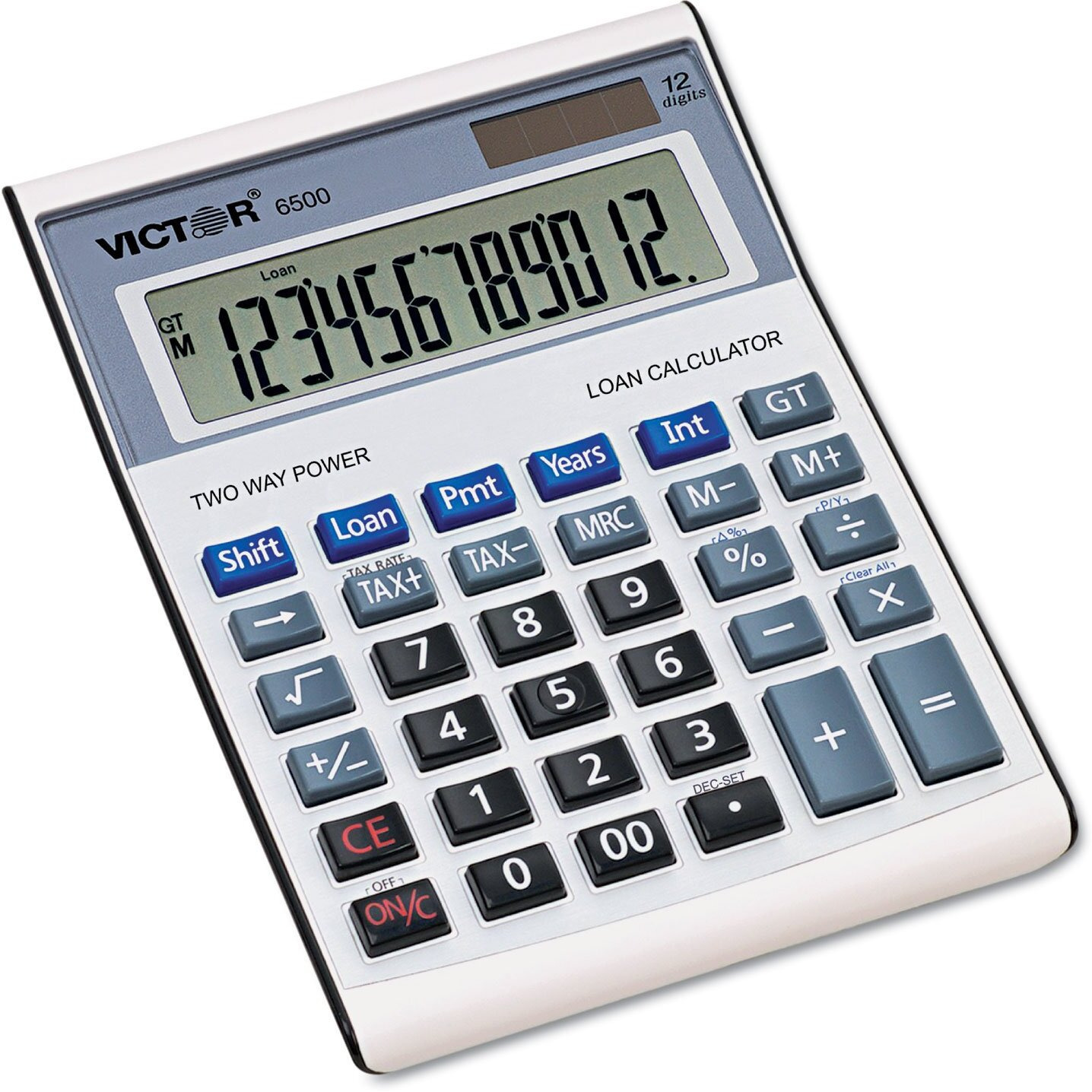 Victor 6500 6500 Executive Desktop Loan Calculator, 12-Digit Lcd