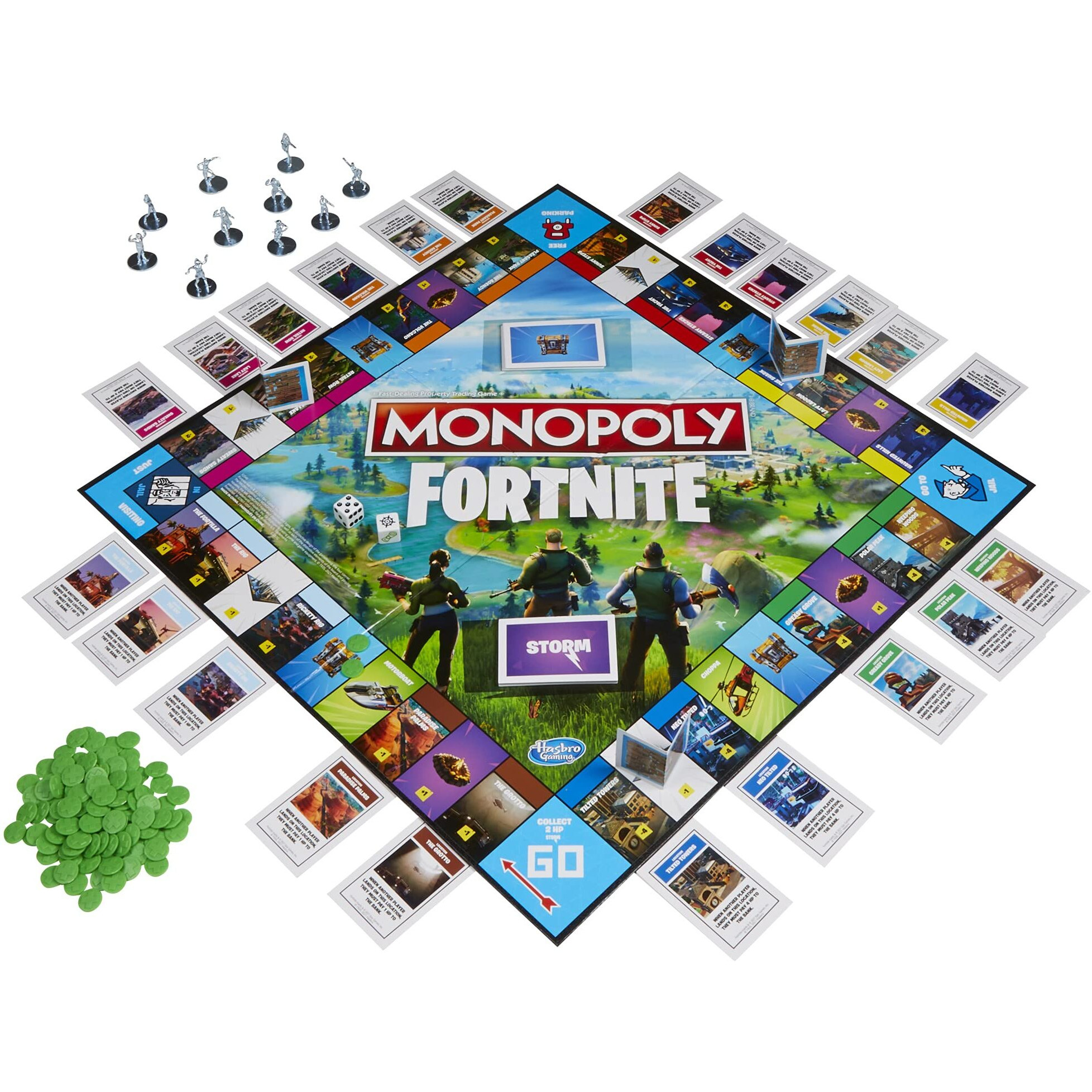 Monopoly Fortnite Collector's Edition Board Game Inspired By Fortnite Video Game, Board Game For Teens And Adults, Ages 13 And Up