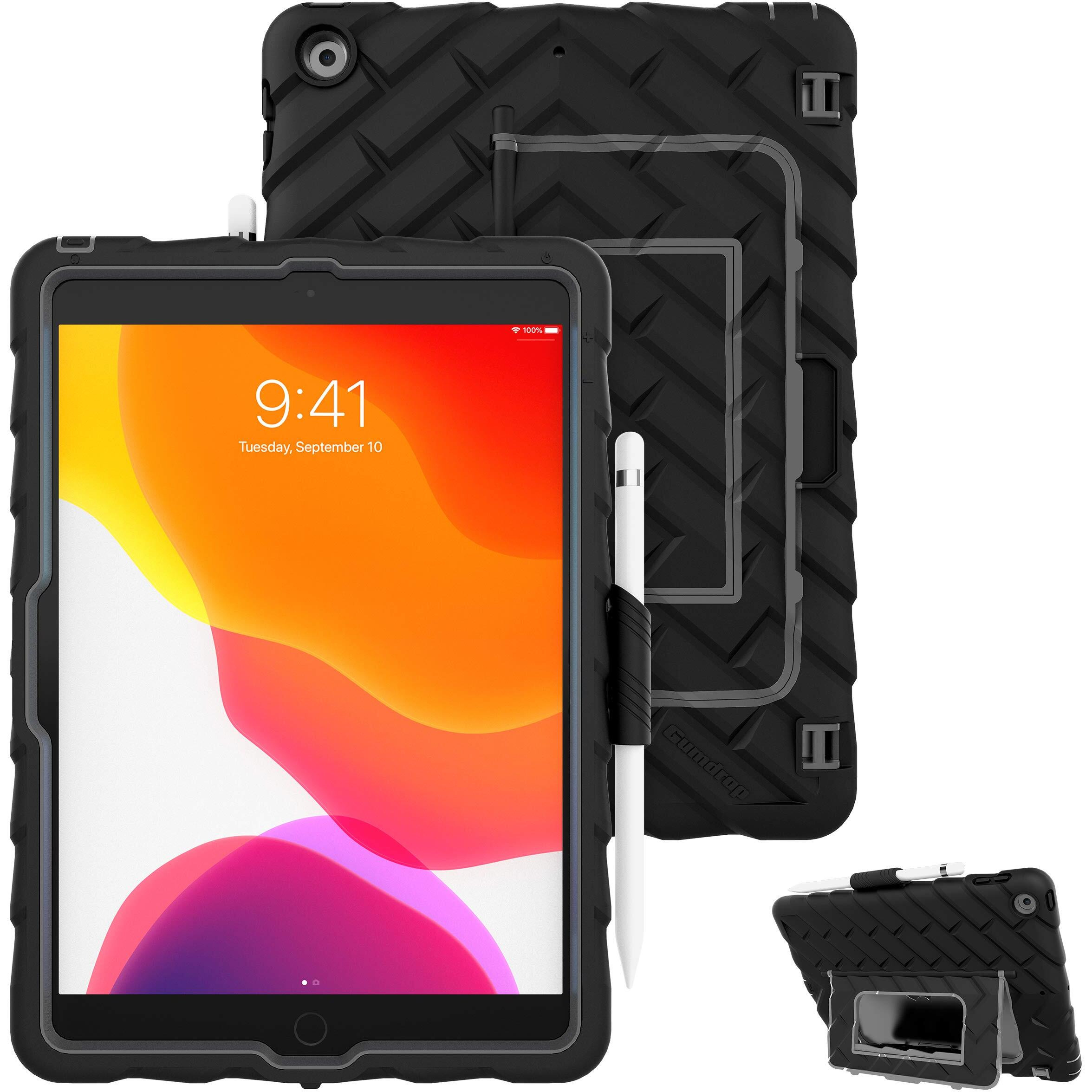 Gumdrop Hideaway Case Fits Apple Ipad 9Th | 8Th | 7Th Gen (10.2-Inch) Designed For K-12 Students Teachers And Classrooms - Drop Tested Rugged Shockproof Bumpers For Reliable Device Protection - Black