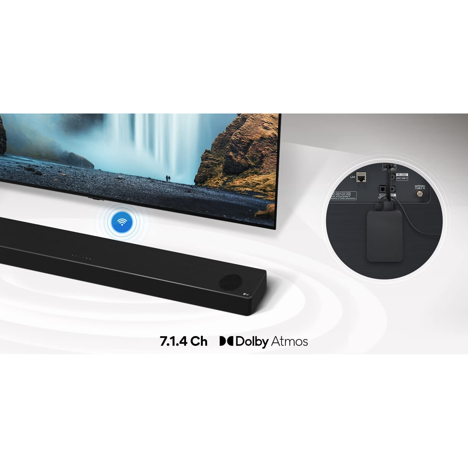 Lg Wtp3 Wowcast Wireless Audio Transmitter For Tv To Soundbar Wireless Connection