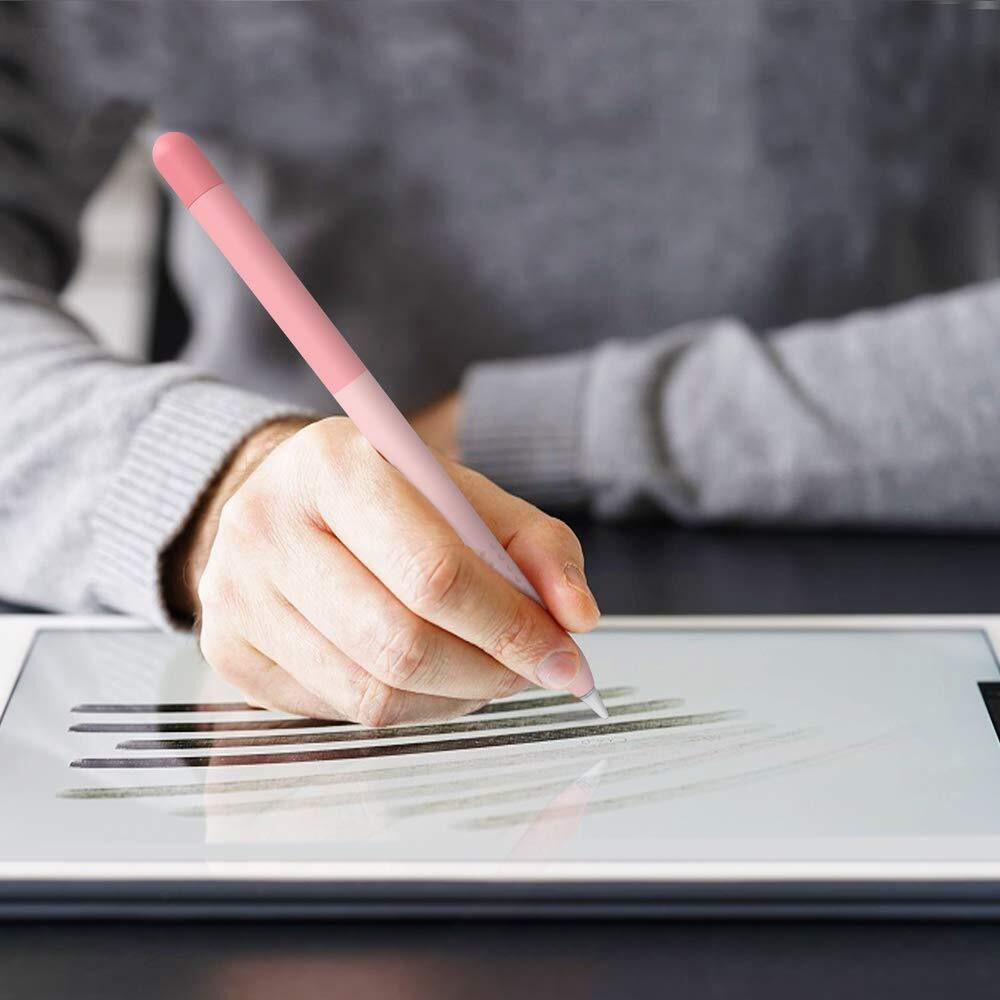 Delidigi Pencil Case Compatible With Apple Pencil 1St Generation Case, Gradient Color Silicone Protective Case Sleeve Cover Accessories For Apple Pencil 1St Gen