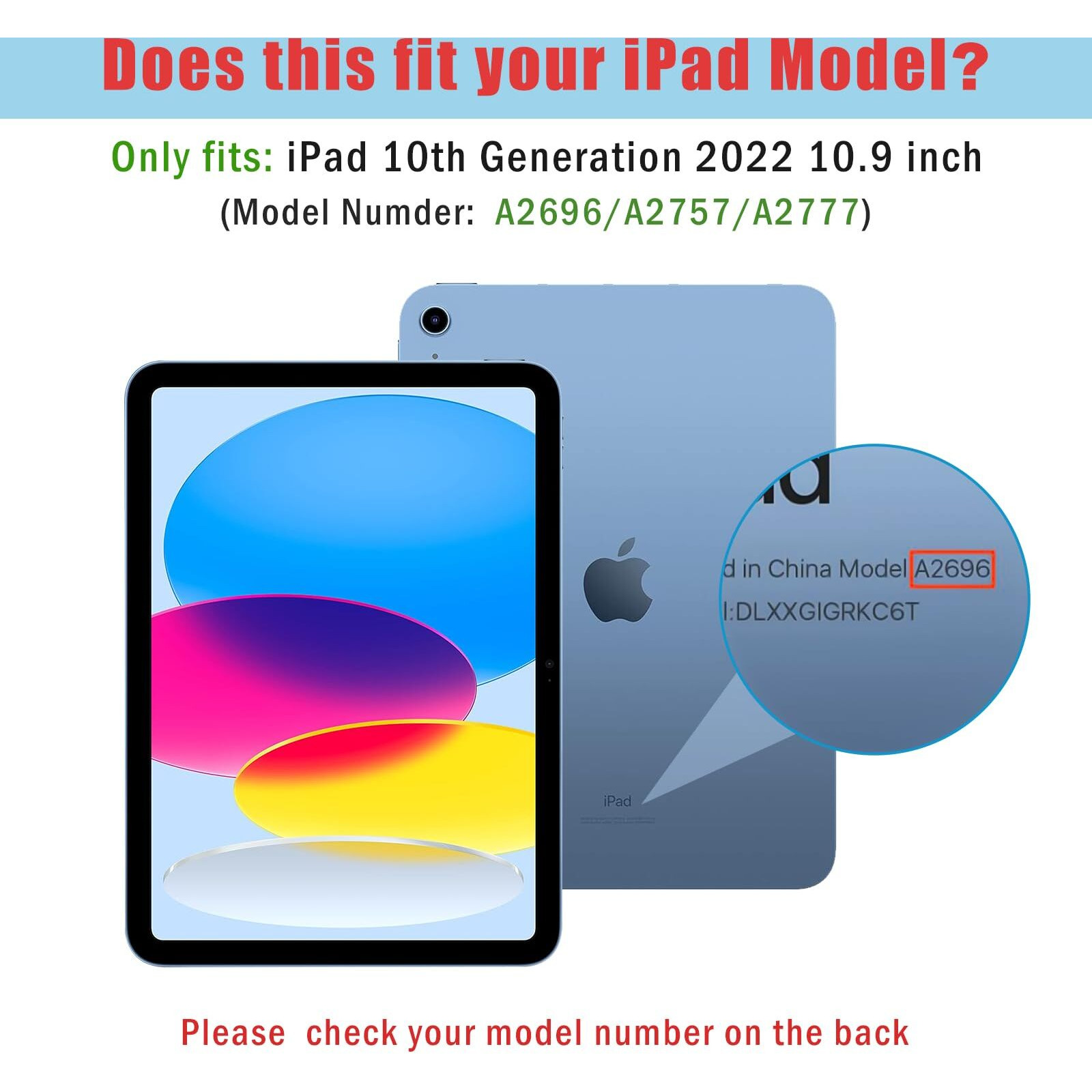 Procase For Ipad 10Th Generation Case With Pencil Holder 2022 10.9 Inch, Clear Back Ipad 10 Case, 10Th Gen Ipad Case For A2696 A2757 A2777 -Navy