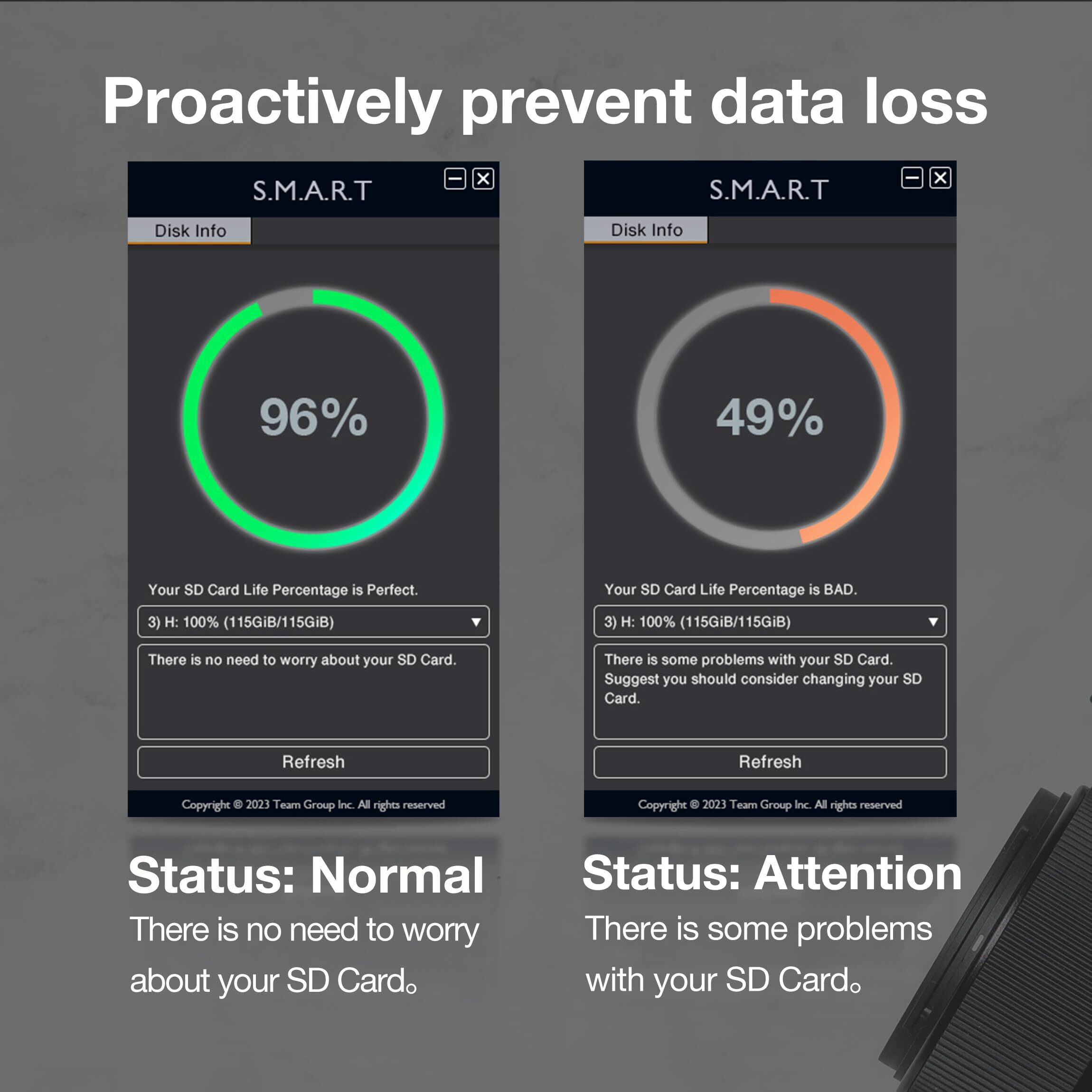 Teamgroup T-Create Smart A2 2Tb Micro Sdxc U3 V30 4K R/W Speed Up To 160/150 Mb/S High Speed Flash Memory Card For Creators, Compatible With Gopro, Insta360 Ttcs2Tia2V3003