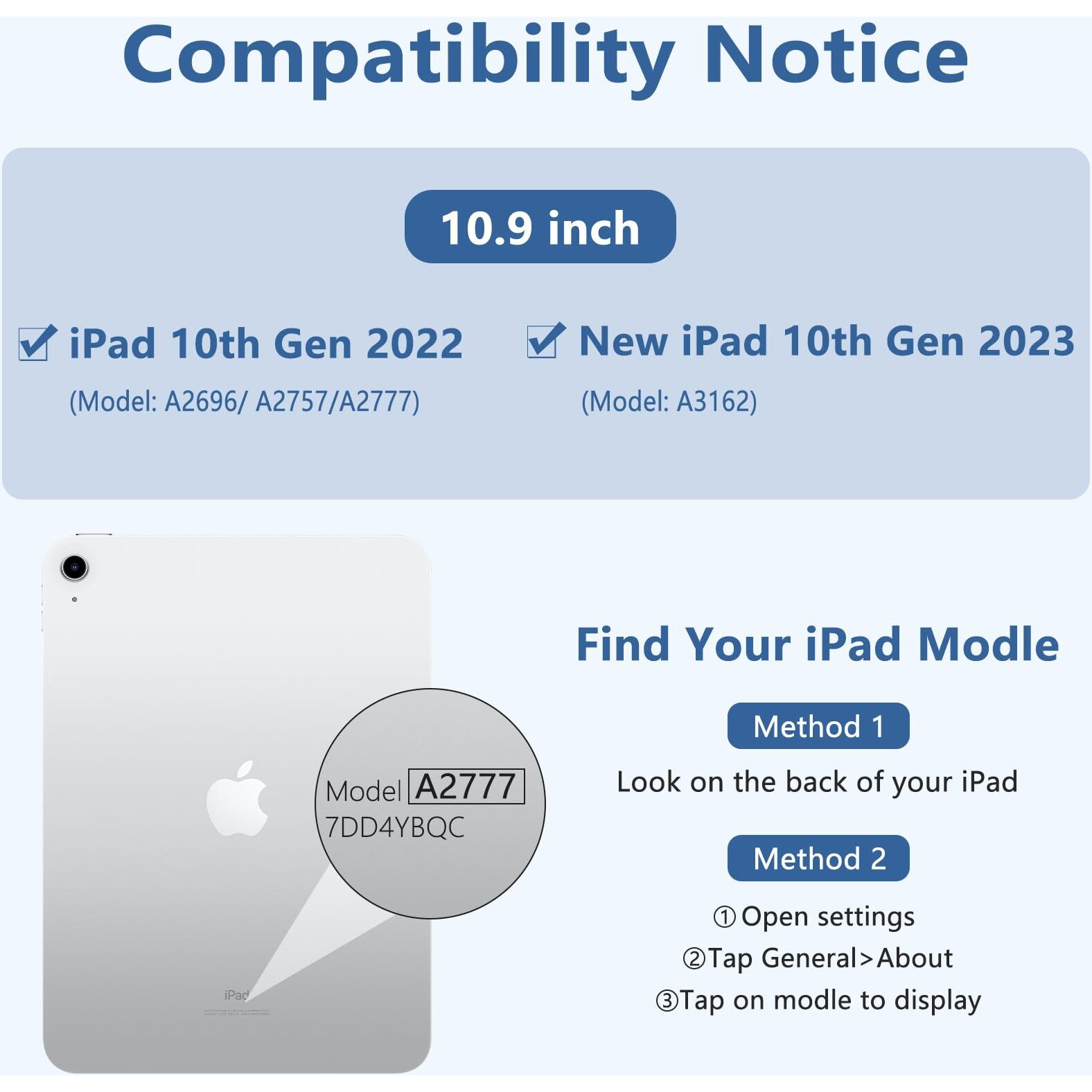 Taiyang For Ipad 10Th Generation Case With Keyboard For Ipad 10.9" 2022, Touch Keyboard For Ipad 10Th Generation Case -360 Rotatable,Pencil Holder,Touch Trackpad Keyboard Case For Ipad 10Th Gen