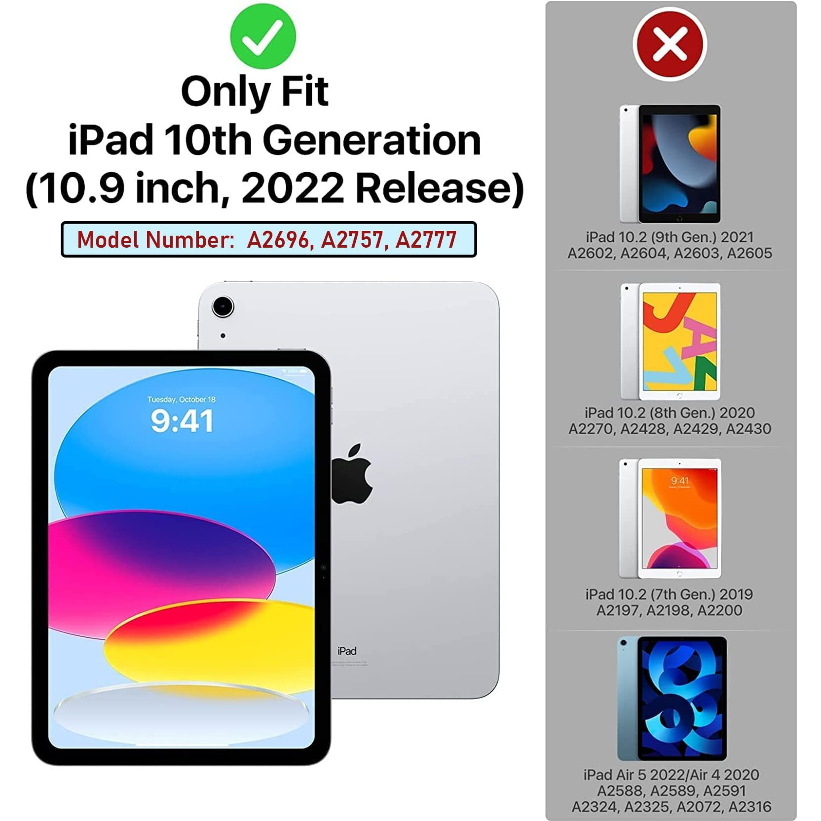 Ltrop Kids Ipad 10.9 Case With Shoulder Strap, Shockproof, Durable, Protective, Vibrant Hot Pink, Perfect For 2022 Ipad 10Th Generation