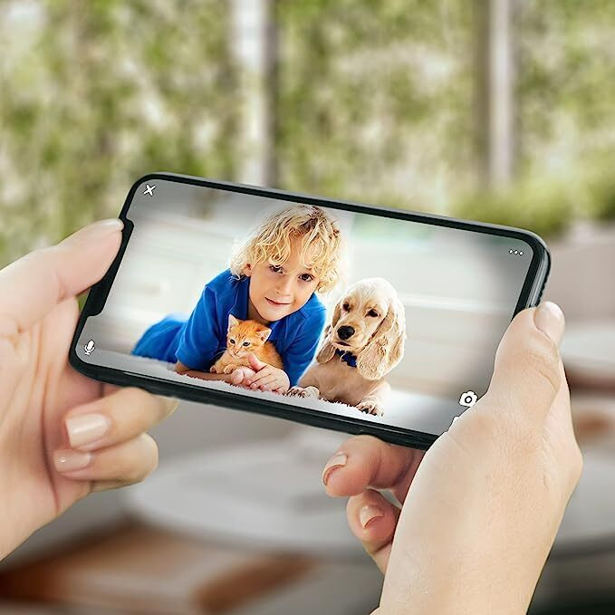 Petcube Cam Indoor Home Security Camera With 1080P Hd Video, Two-Way Audio, Motion Detection, And Phone App, Night Vision Wi-Fi Camera For Apartment Security, Video Baby Monitor, Pet Camera (2Pack)