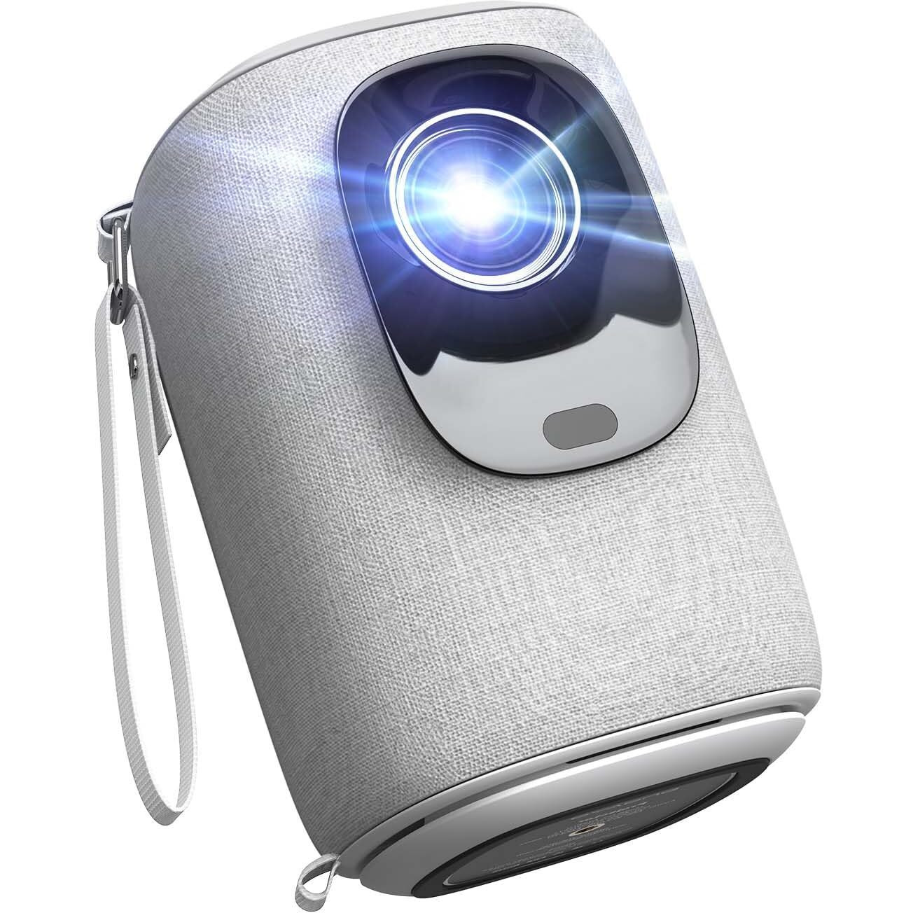 [Ultra Low Noise & Lens Cap-Dustproof] Mini Projector With Wifi And Bluetooth, Onoayo Givingyou Ay2Pro Portable Projector 550 Ansi, Electric Focus & Auto Keystone,Outdoor Projector For Phone/Laptop