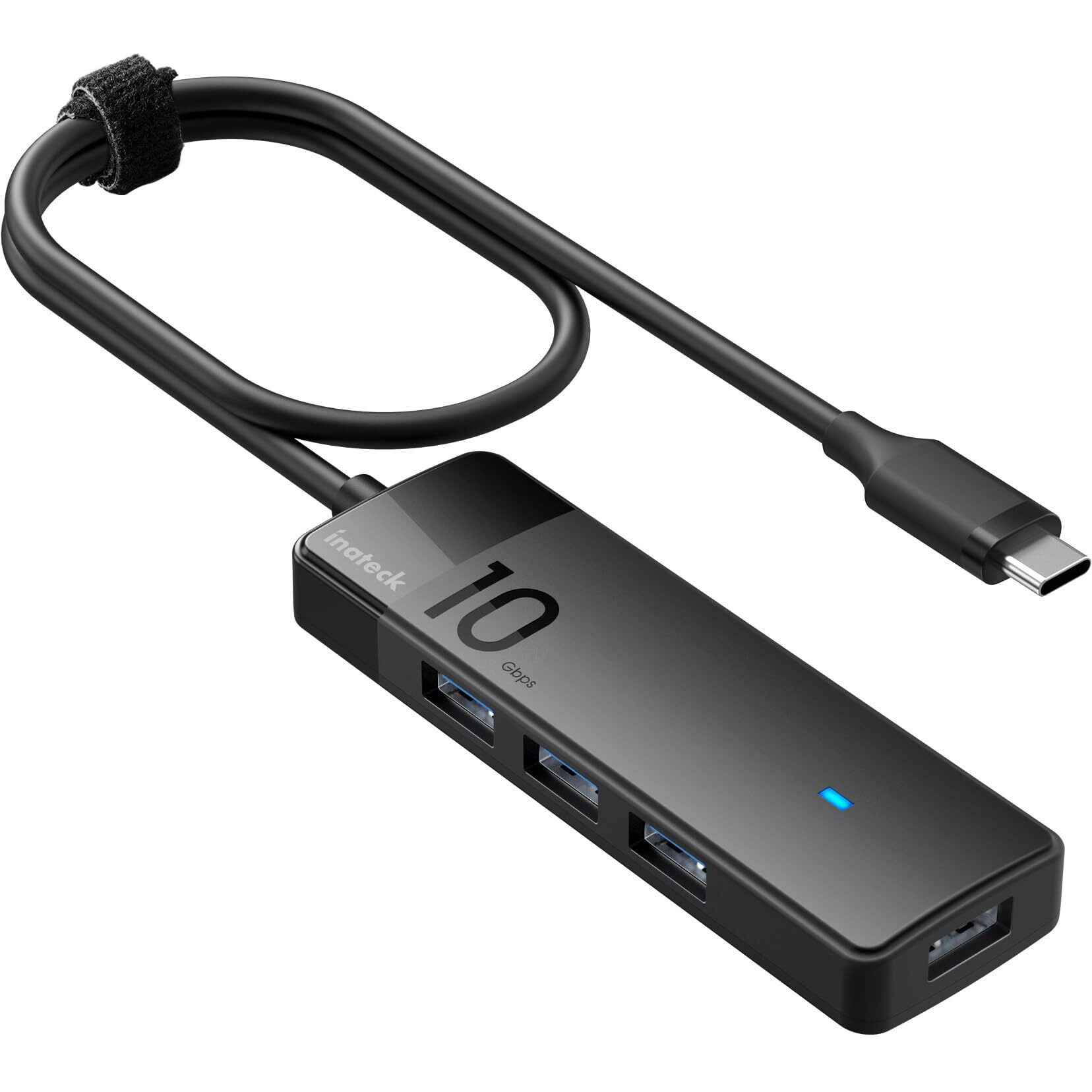 Inateck Usb C Hub, Usb 3.2 Gen 2 Usb C Hub With 4 Usb A Ports, 10Gbps, 1.6 Ft Cable, Compatible With Windows7/8/10/11, Linux, Mac Os Hb2025C