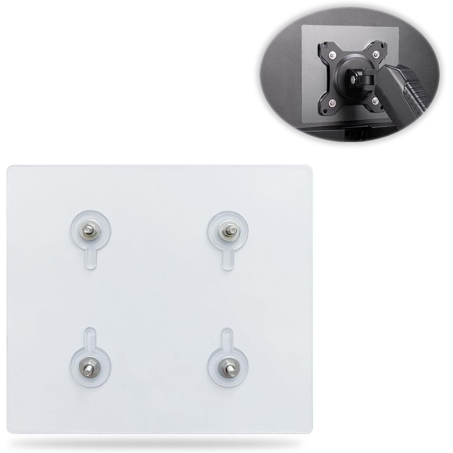 Universal Monitor Vesa Mount Adapter For Non-Vesa 13-27 Inch Computer Monitors Tablets Ipad Vesa Mounting Arm Stand Bracket Kit 75X75Mm