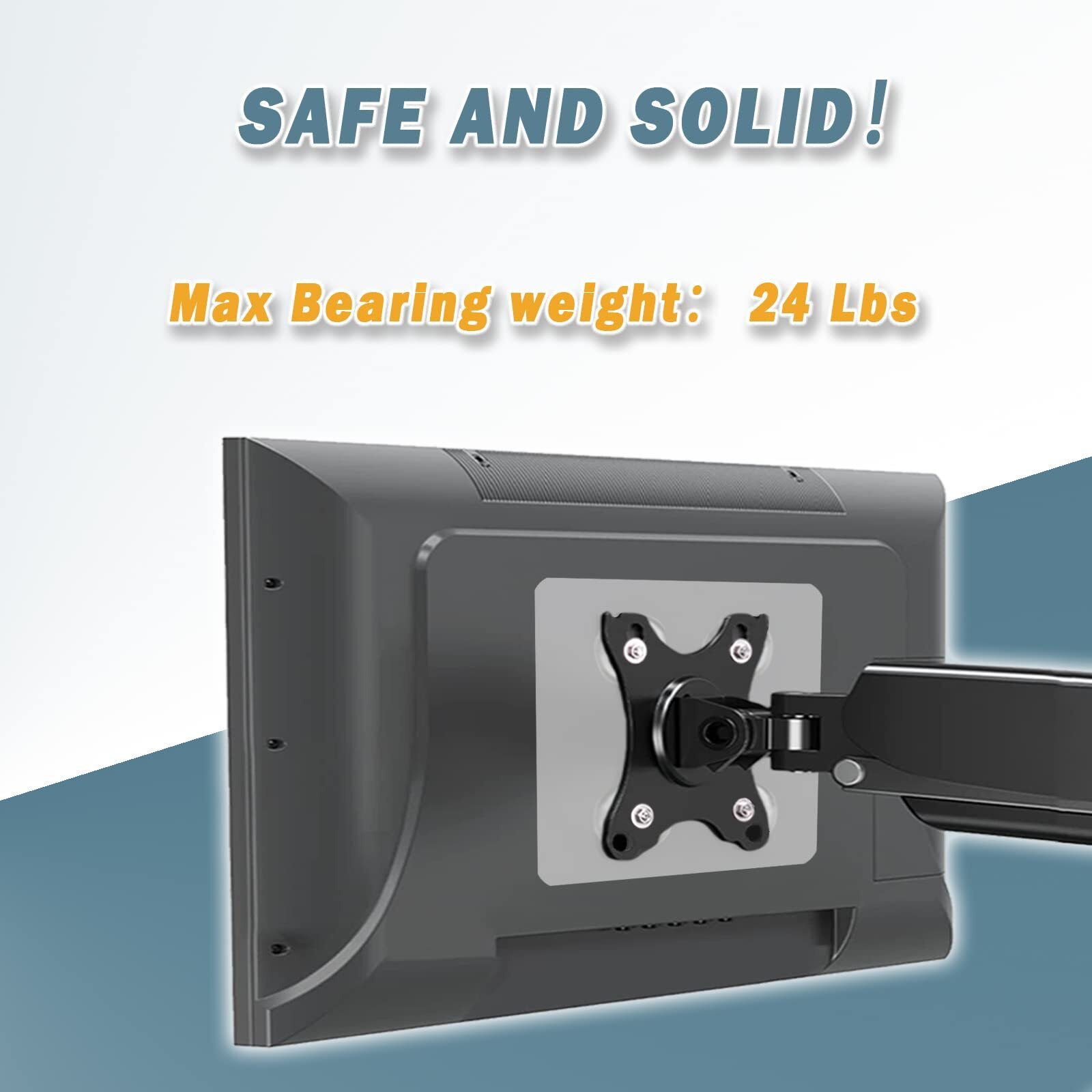 Universal Monitor Vesa Mount Adapter For Non-Vesa 13-27 Inch Computer Monitors Tablets Ipad Vesa Mounting Arm Stand Bracket Kit 75X75Mm