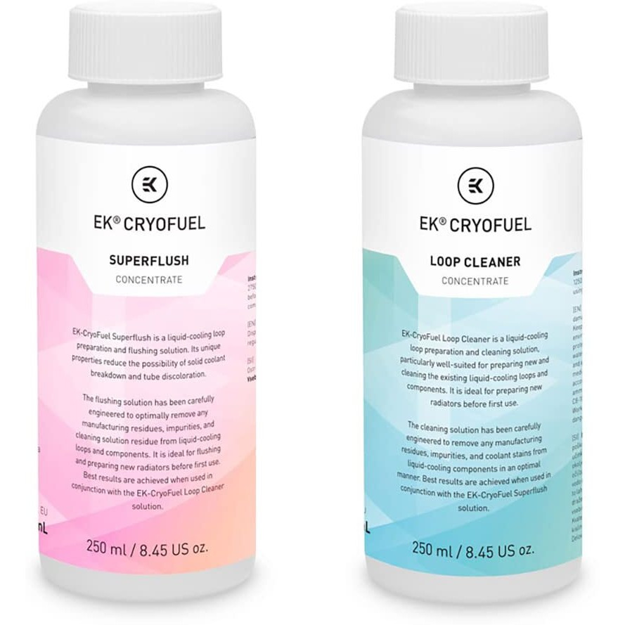 Ekwb Ek-Cryofuel Loop Cleaner + Superflush Concentrate Pc Coolant, 250Ml