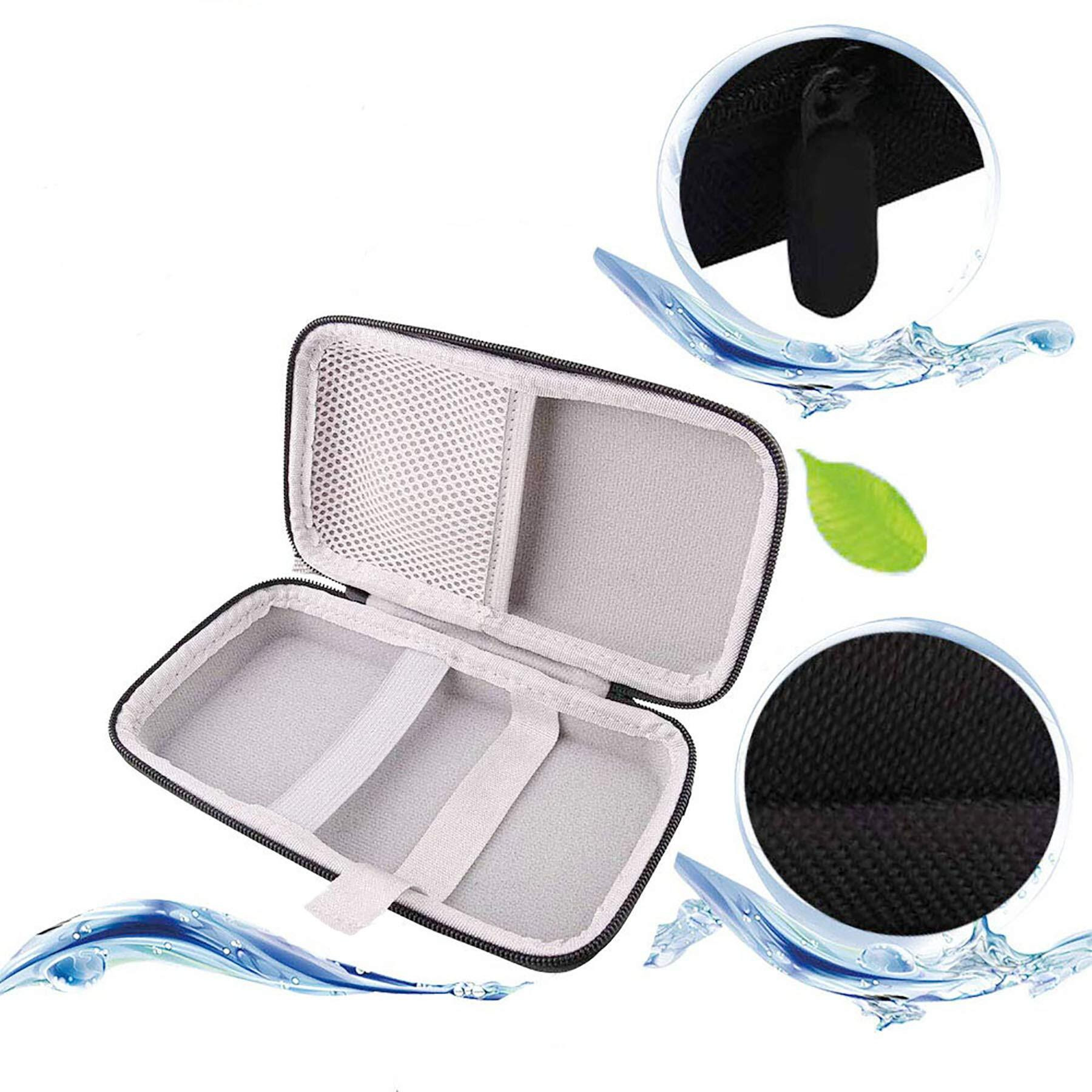 Werjia Hard Carrying Case Compatible With Gq Gmc-500Plus/Emf-390/Gmc-600Plus Radiation Detector