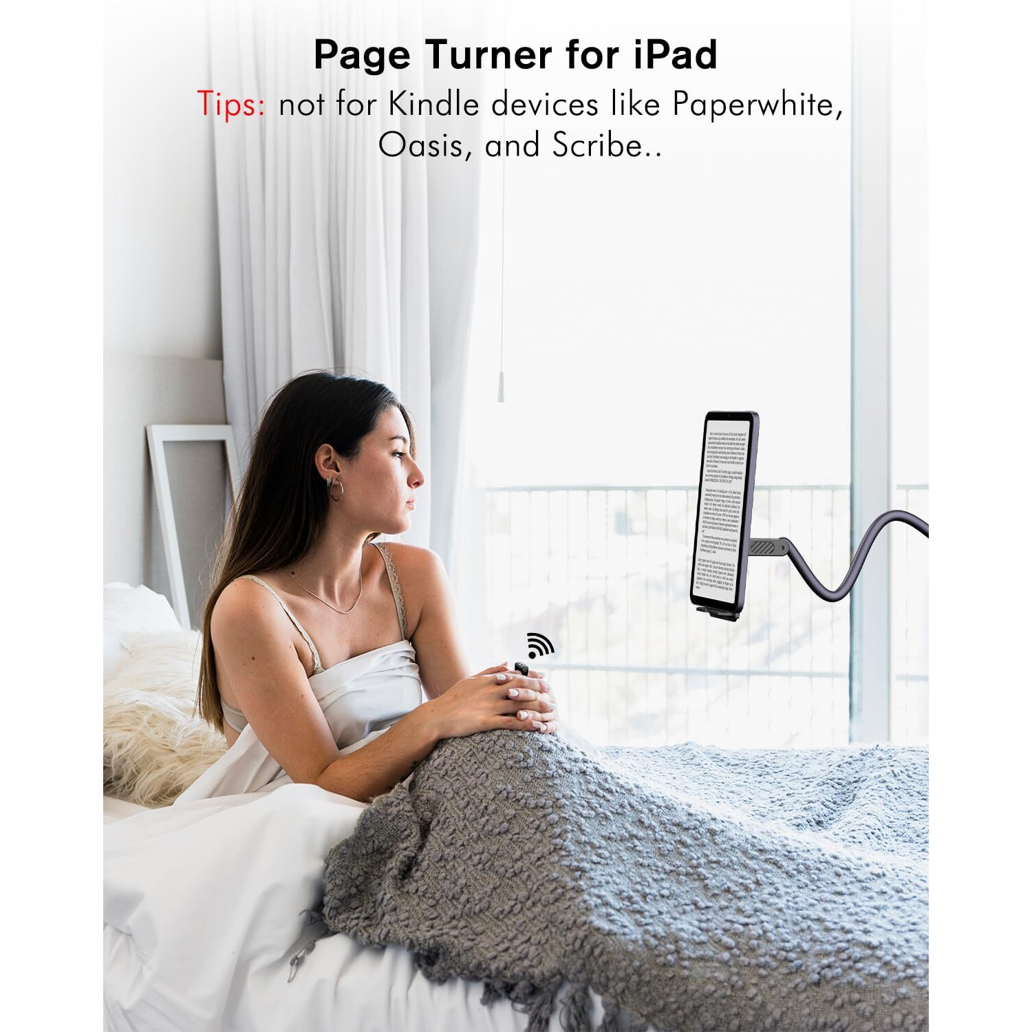 Remote Scrolling Ring For Tiktok, 2-In-1 Tik Tok Scroller Ring With Phone Holder, Wireless Page Turner For Ipad/Iphone Ebook Reading, Photo Taking Video Recording Remote For Ios Android Devices Black