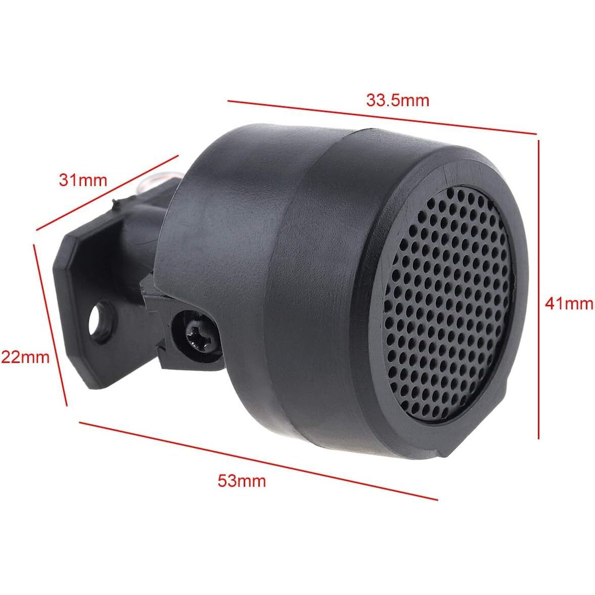 Drisentri 2Pcs Dome Tweeters, 12V 500W High Efficiency Car Stereo Speakers, Tp-006A Mini Dome Tweeter Speakers For Car Audio System Accessories