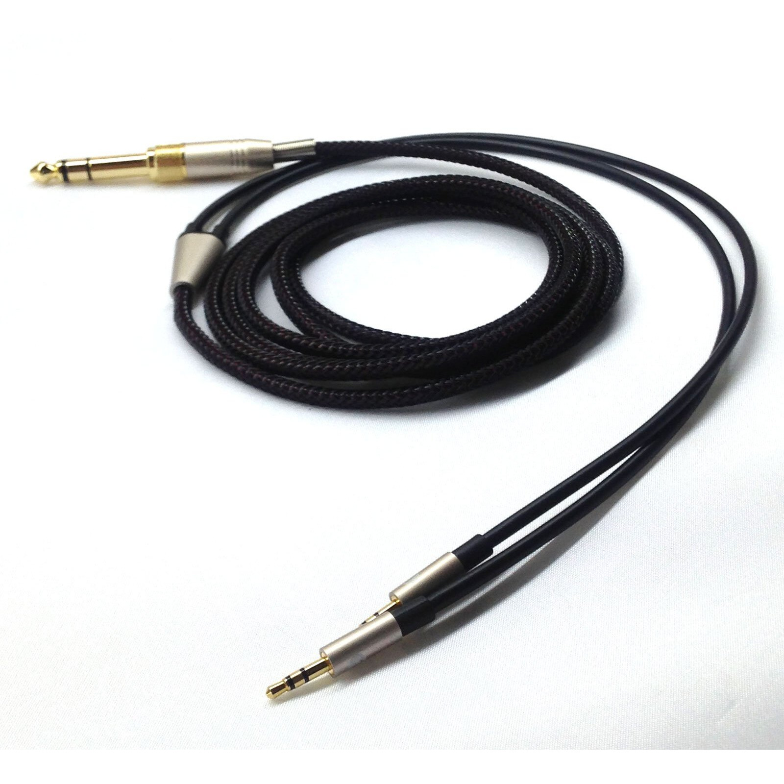 New Neomusicia Replacement Cable Compatible With Hifiman He400S, He-400I, He-400I(2.5Mm Plug Version), He560, He-350, He1000, He1000 V2 Headphone 3.5Mm And 6.35Mm To Dual 2.5Mm Jack Male Cord 1.2M/4Ft
