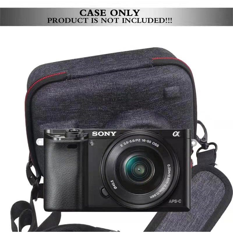 T2Bthrs Hard Eva Case For Sony A5100 Case,Sony A6000 Case,Sony A6100 Case,Sony A6300 Case,Sony A6400 Case,Sony A6500 Case,Sony A6600 Case,Sony Zv-E10 Case Digital Camera