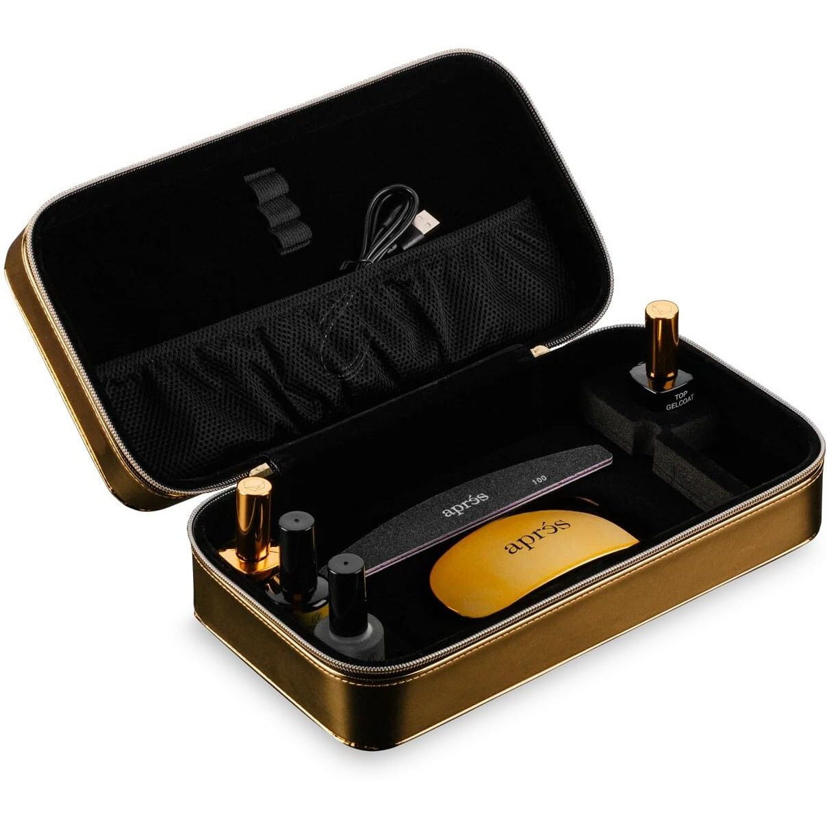 Chaun Legend X Apres Gel-X Kit Professional Starter Kit With Ph Bonder, Non-Acidic Gel Primer, Soak Off Extend Gel, Non-Wipe Top Gelcoat, Led Light, Grit Emery Board