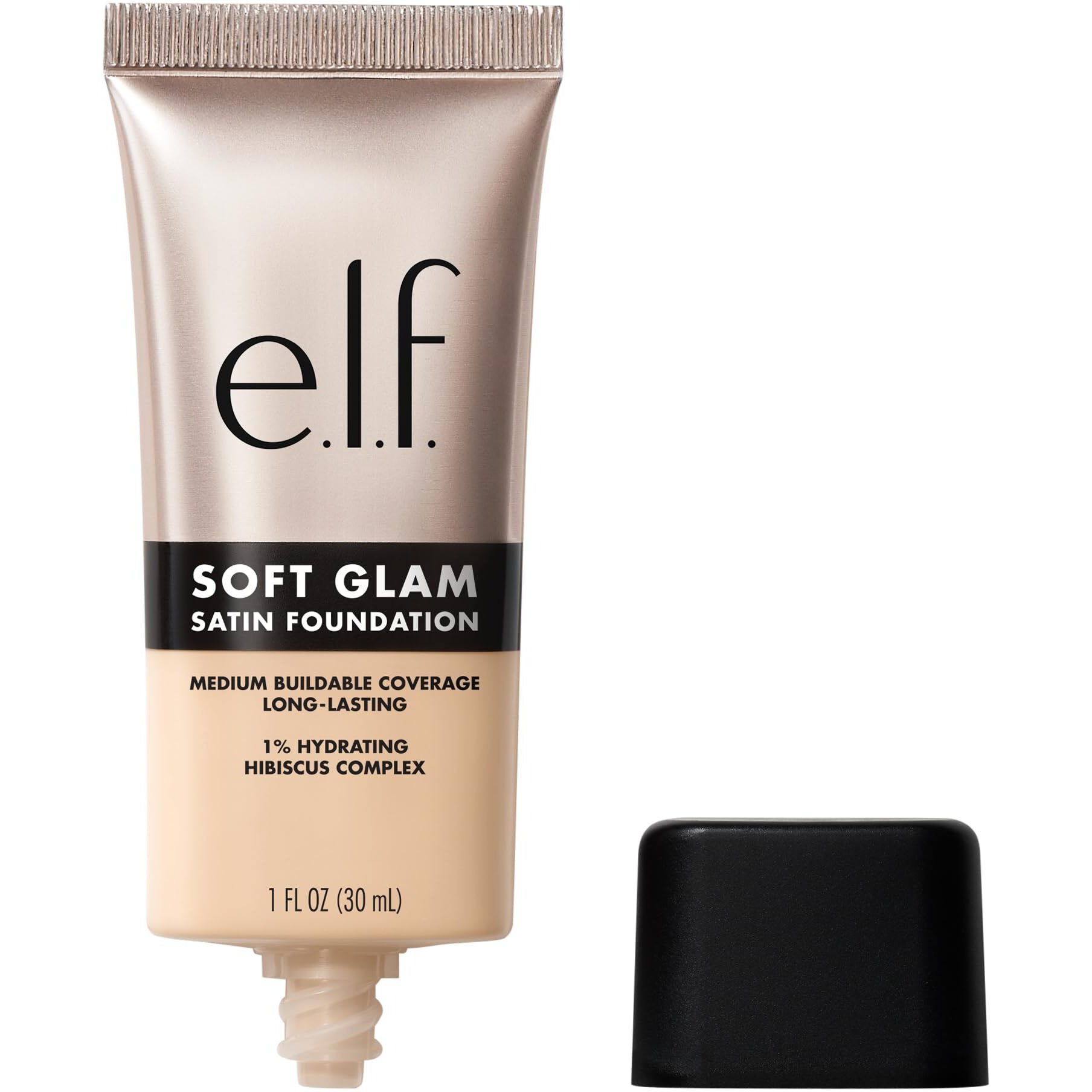 E.L.F. Soft Glam Foundation, Medium Coverage, Long-Lasting & Buildable Foundation For A Smooth, Satin Finish, Vegan & Cruelty-Free, 13 Fair Neutral