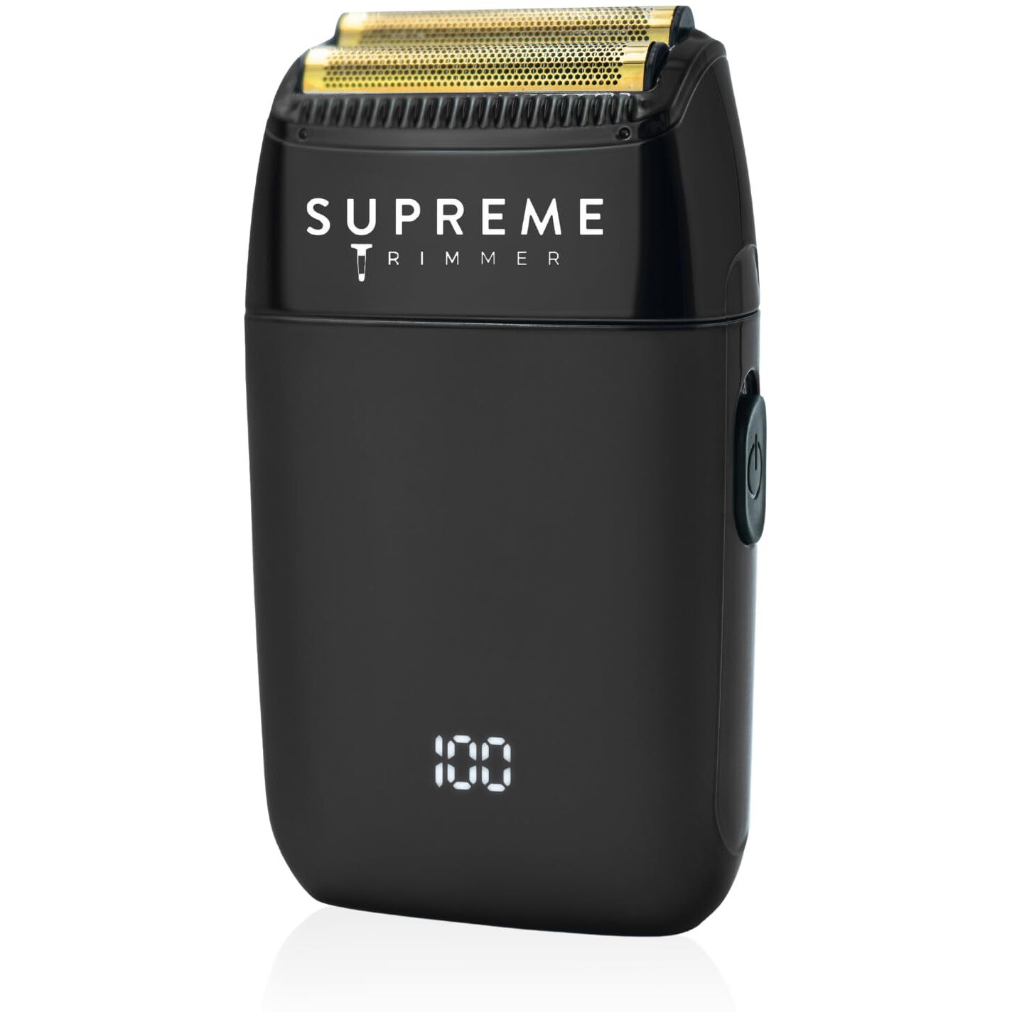 Supreme Trimmer Crunch Lite Foil Shaver For Men (60 Minute Runtime) Men's Electric Razor For Bald Head, Stubble |Stf600 Black