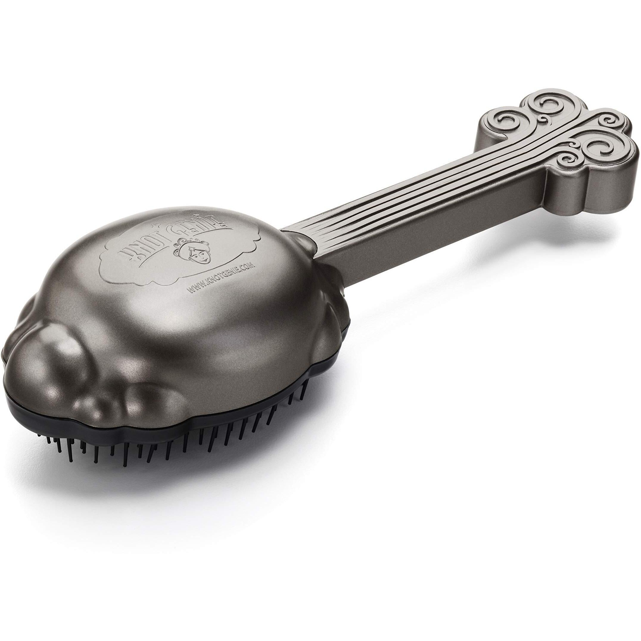Knot Genie - Genie Supreme Detangling Brush, Soothing Silver
