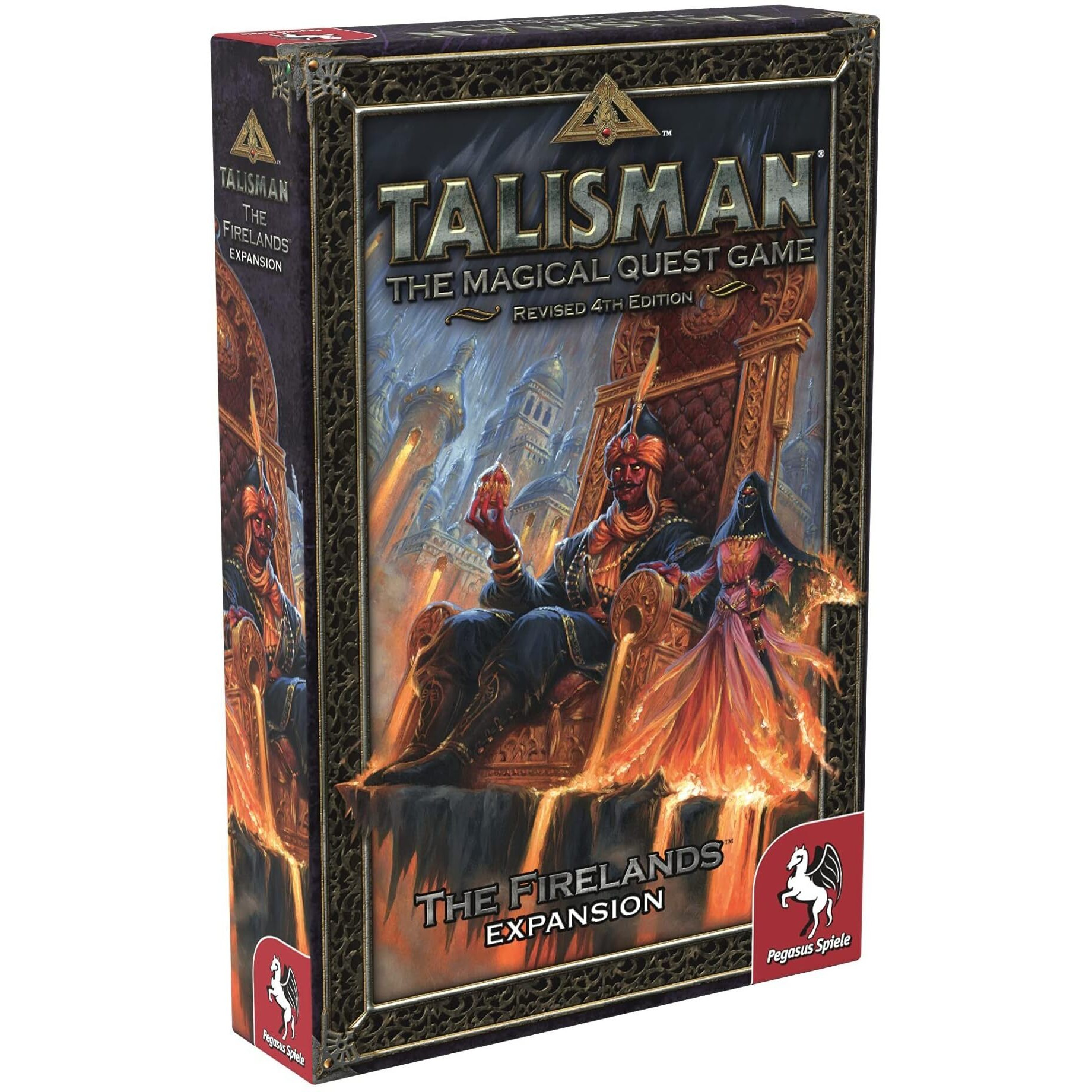 Pegasus Spiele Talisman The Firelands Board Game Orange