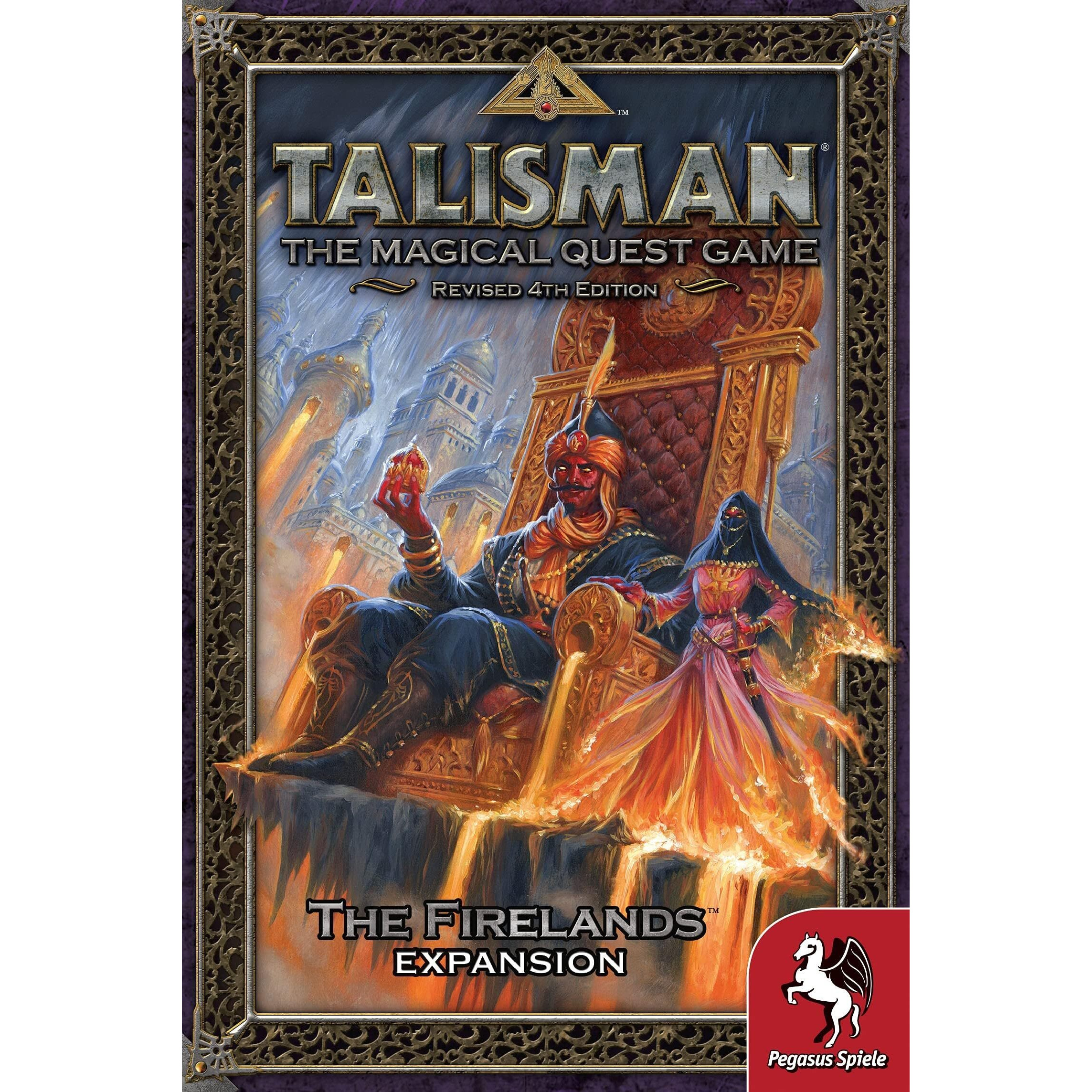 Pegasus Spiele Talisman The Firelands Board Game Orange