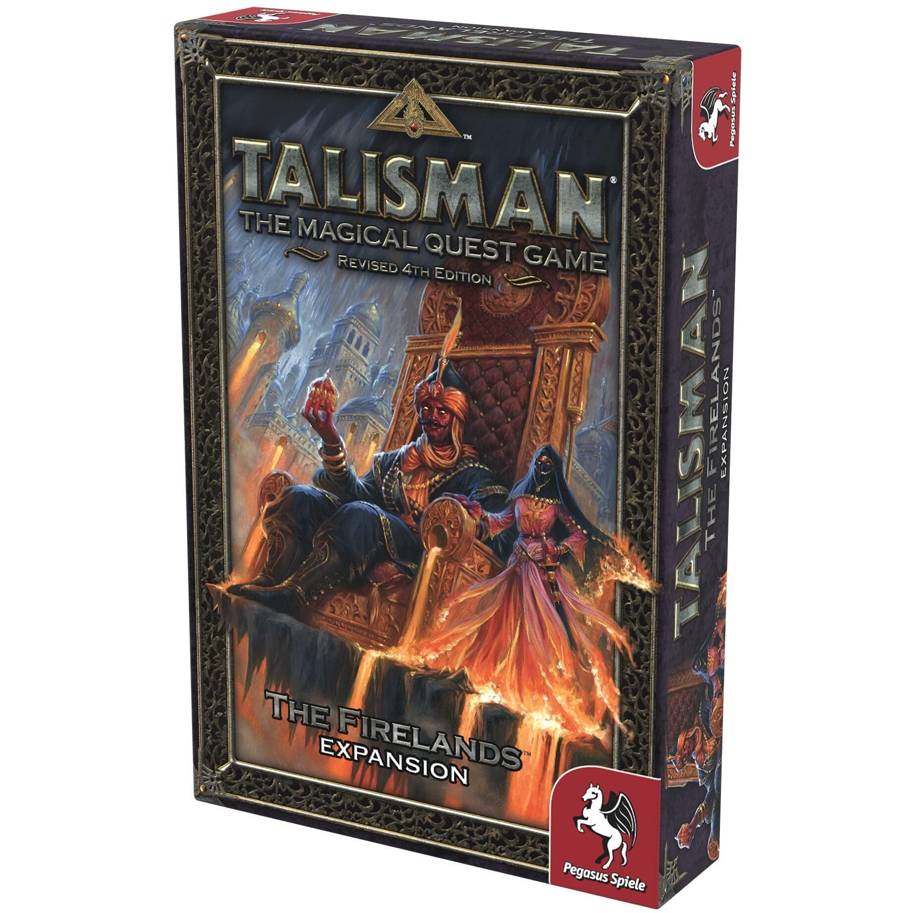 Pegasus Spiele Talisman The Firelands Board Game Orange