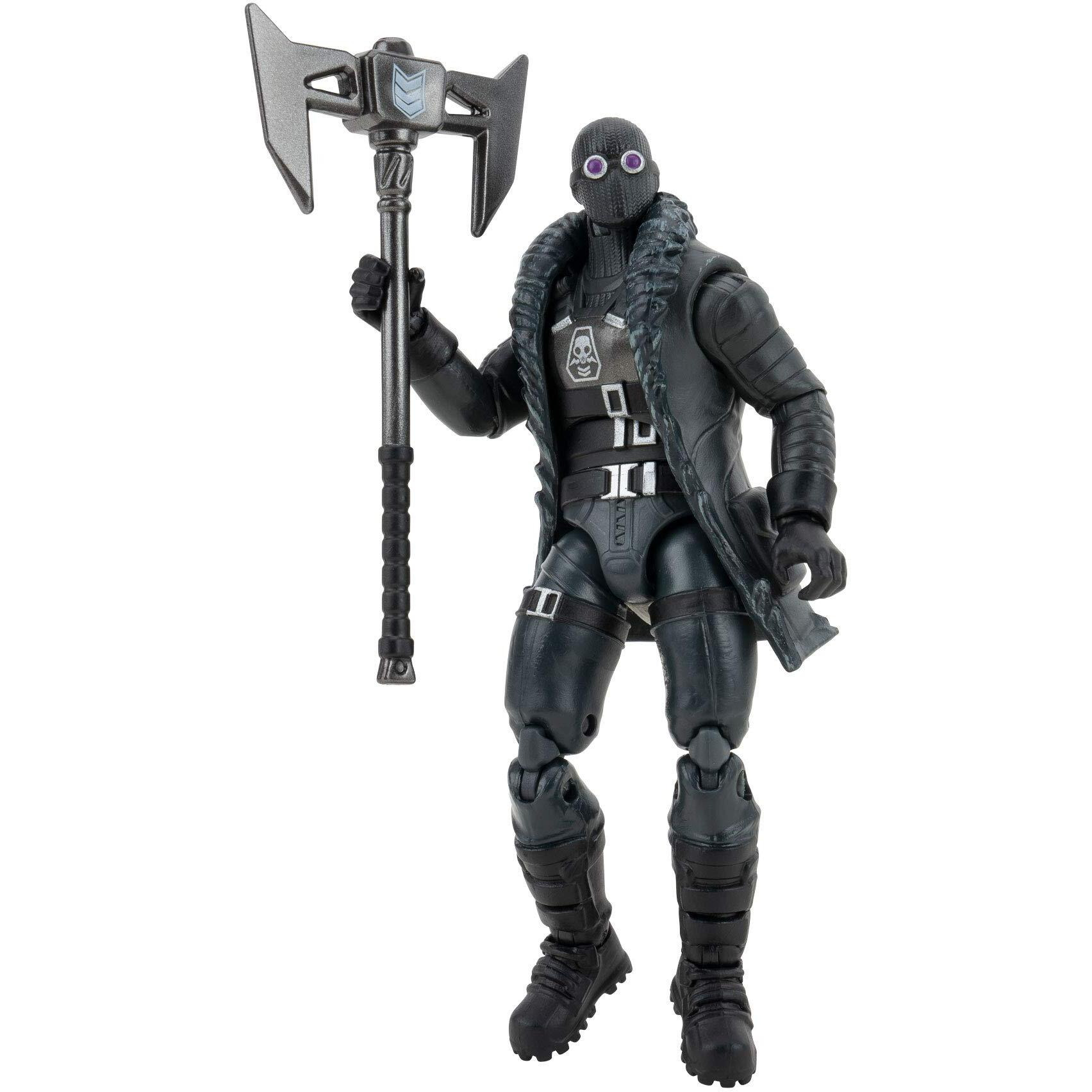 Fortnite Fnt0644 4-Inch Solo Mode Renegade Shadow Core Figure, Highly Detailed With Harvesting Tool, Styles