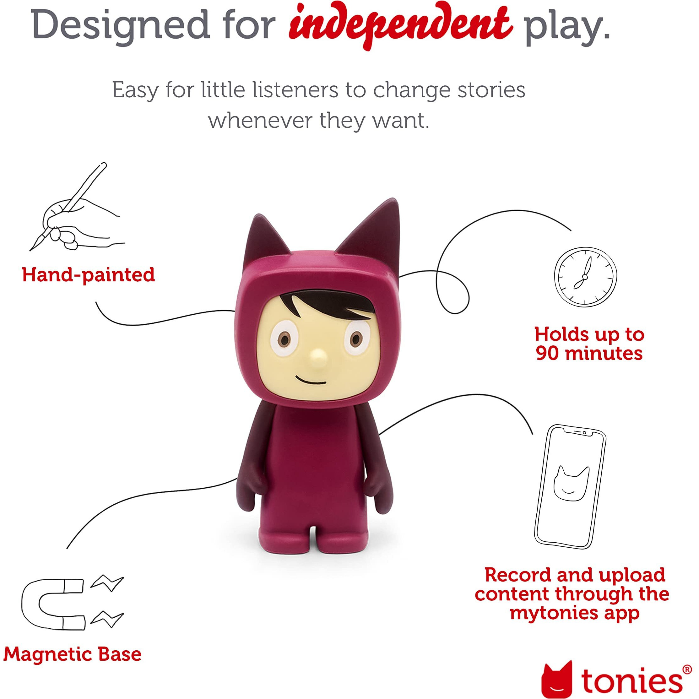 Tonies Creative Audio Character - Purple/Light