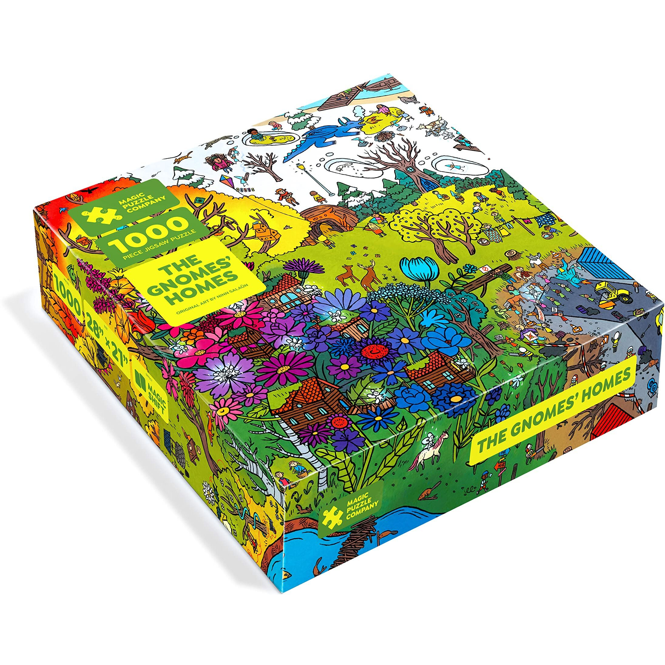 The Gnomes' Homes  1000 Piece Jigsaw Puzzle From The Magic Puzzle Company  Series Three
