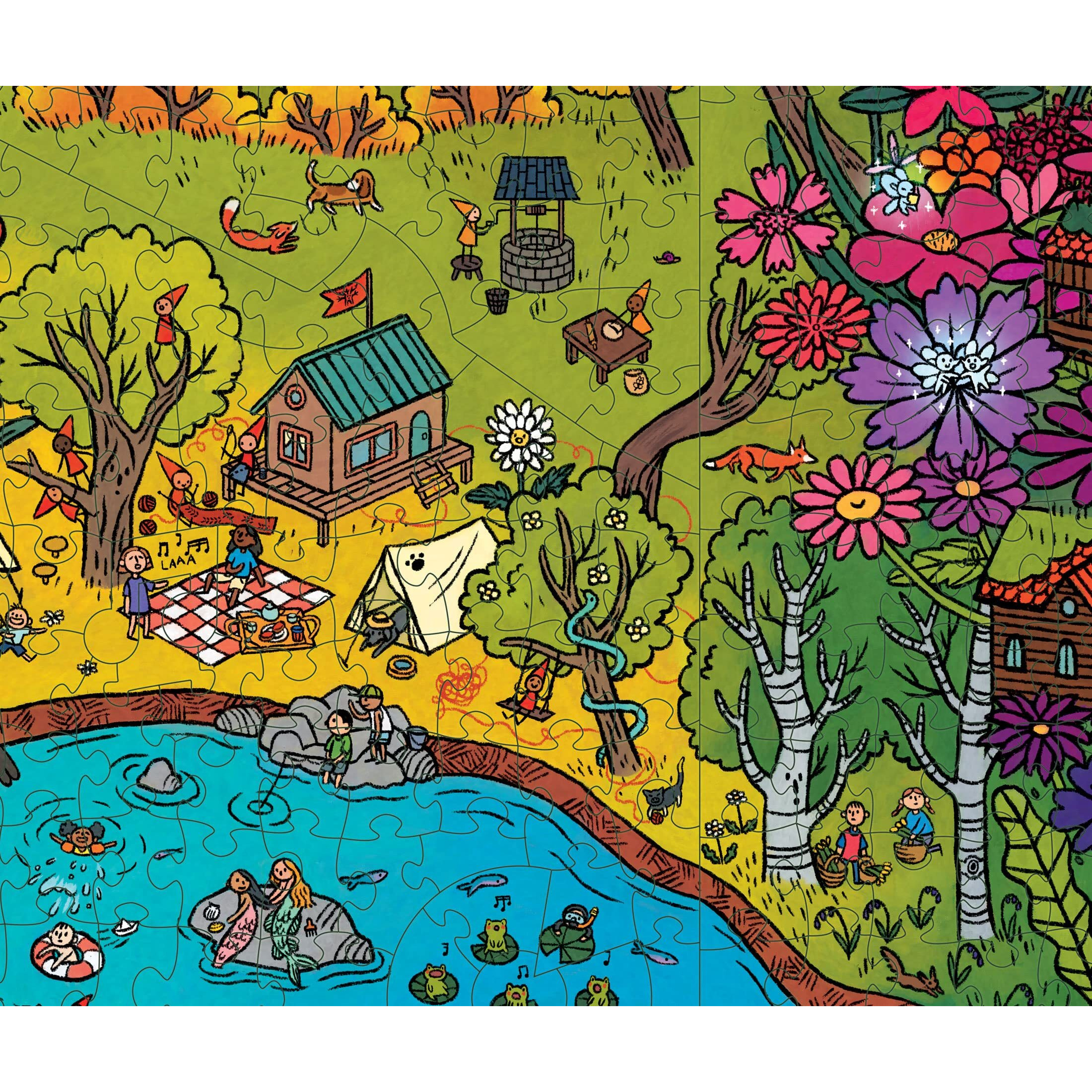 The Gnomes' Homes  1000 Piece Jigsaw Puzzle From The Magic Puzzle Company  Series Three