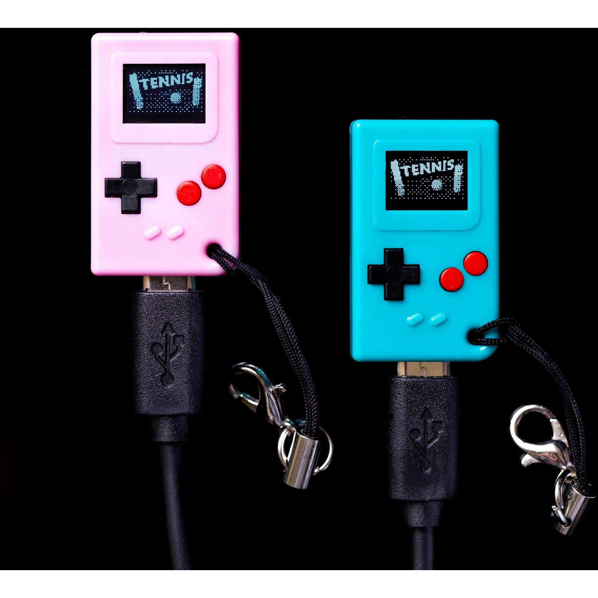 Tinycircuits Thumby (Gray), Tiny Game Console, Playable Programmable Keychain Electronic Miniature, Stem Learning Tool