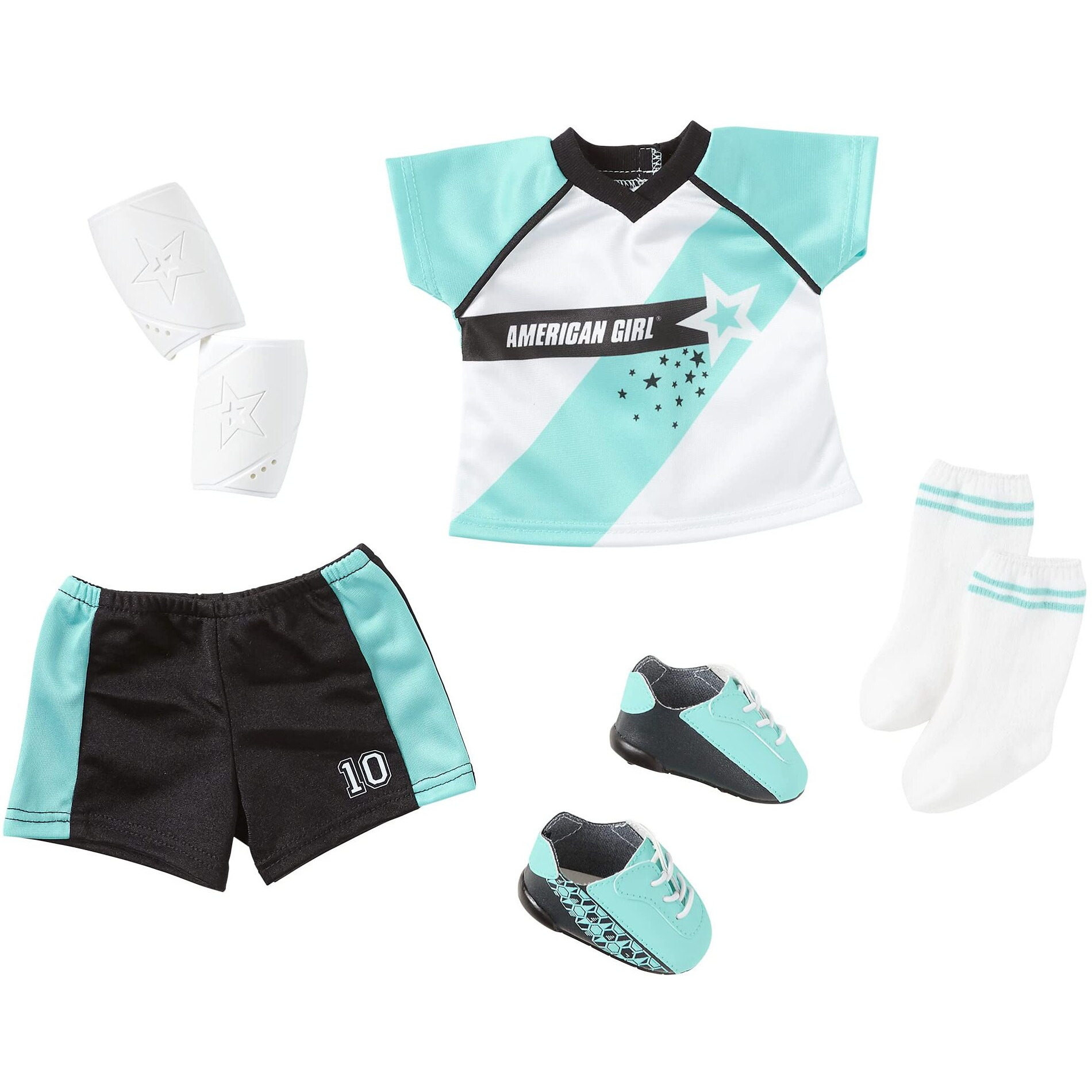 American Girl Truly Me 18-Inch Doll 27 & School Day To Soccer Play Playset With Supplies, Uniform, And Ball, For Ages 6+