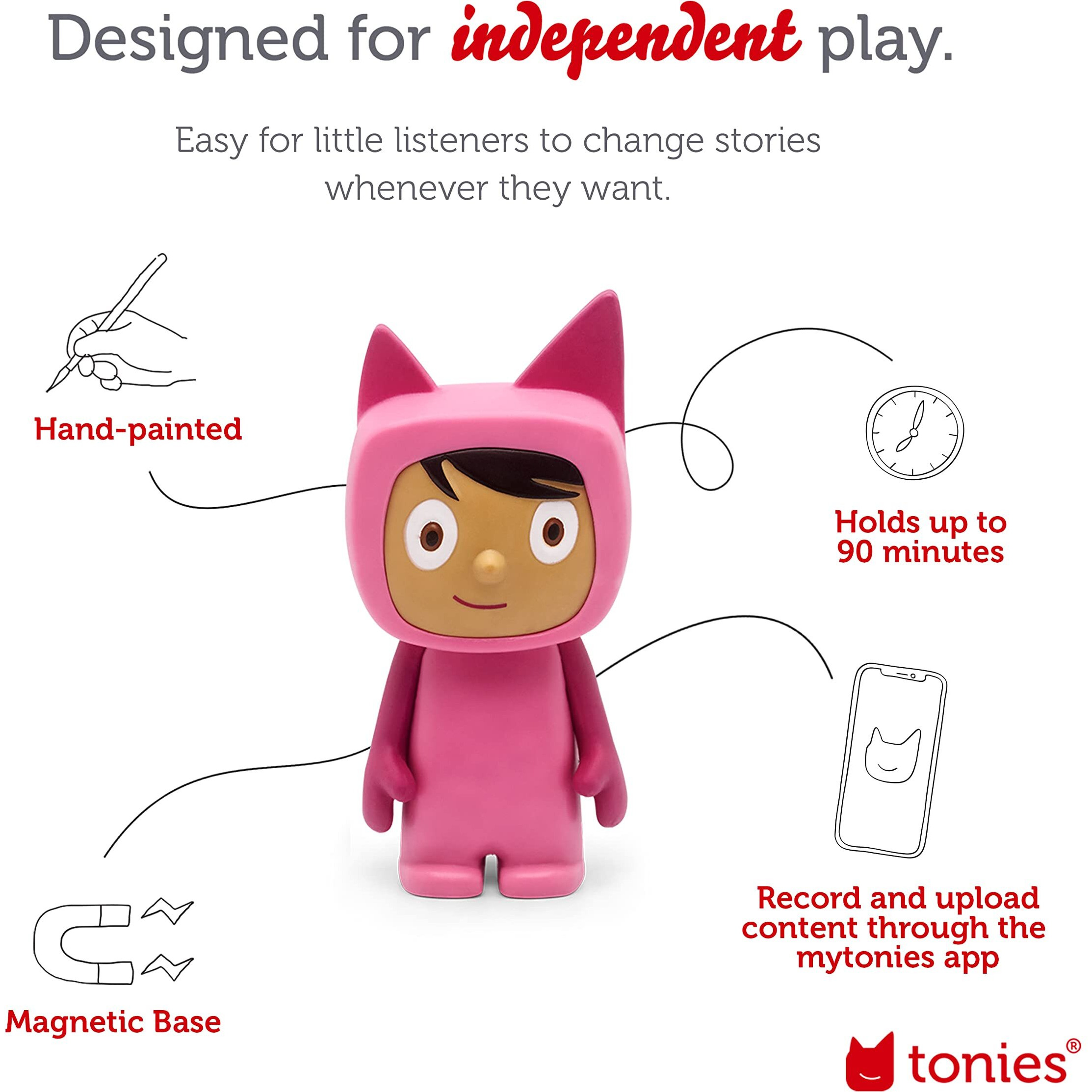 Tonies Creative Audio Character - Pink/Medium