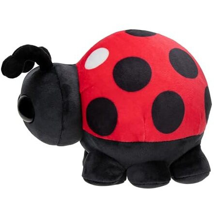 Adopt Me Collector Plush - Ladybug - Series 3 - Ultra-Rare In-Game Stylization Plush - Exclusive Virtual Item Code Included - Toys For Kids Featuring Your Favorite Pet, Ages 6+