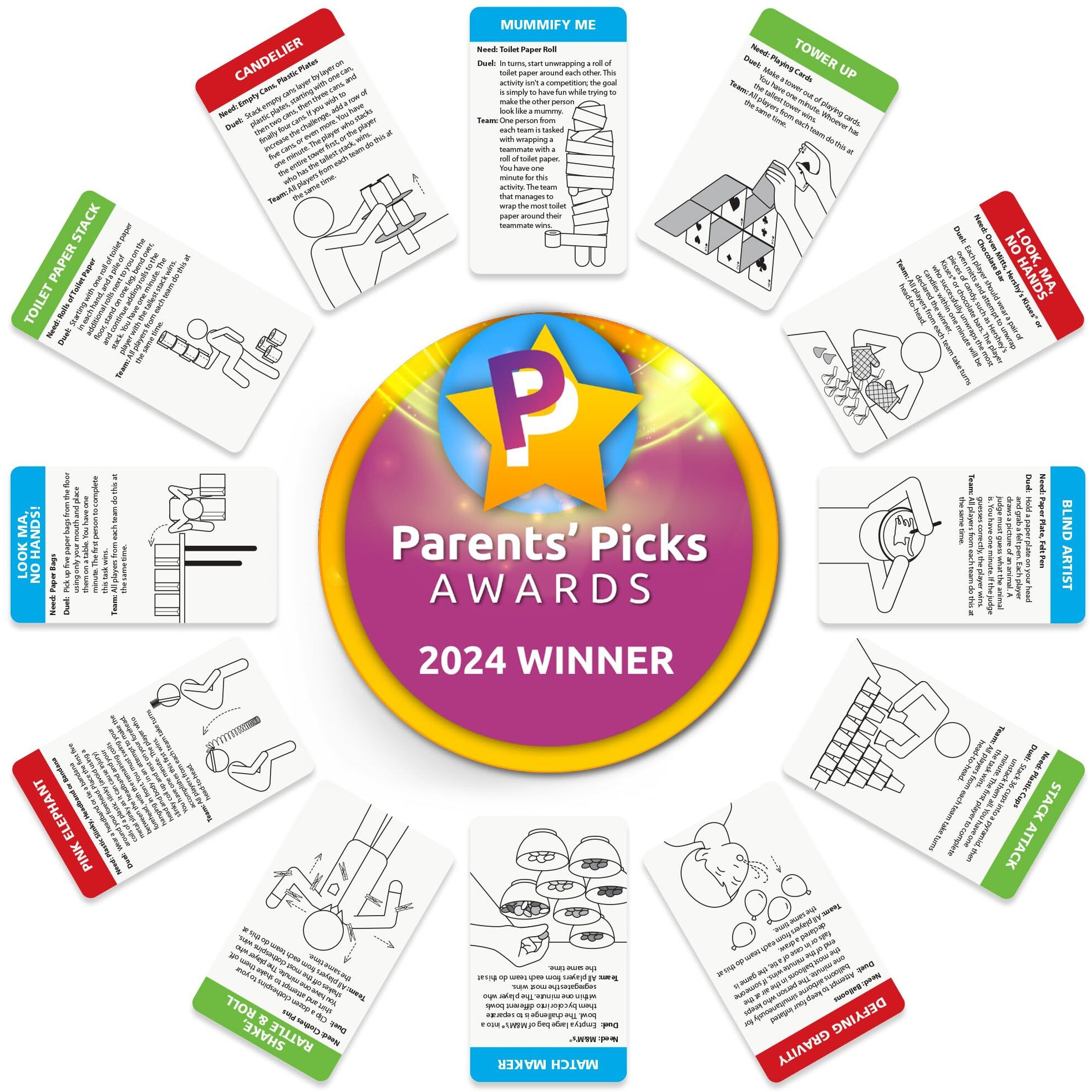 Minute Of Fun, Home Edition - 218 New Minute To Win It Challenges, Transform Everyday Household Items Into Games For Kids And Families, Birthday Gifts And Travel Is In Your Home