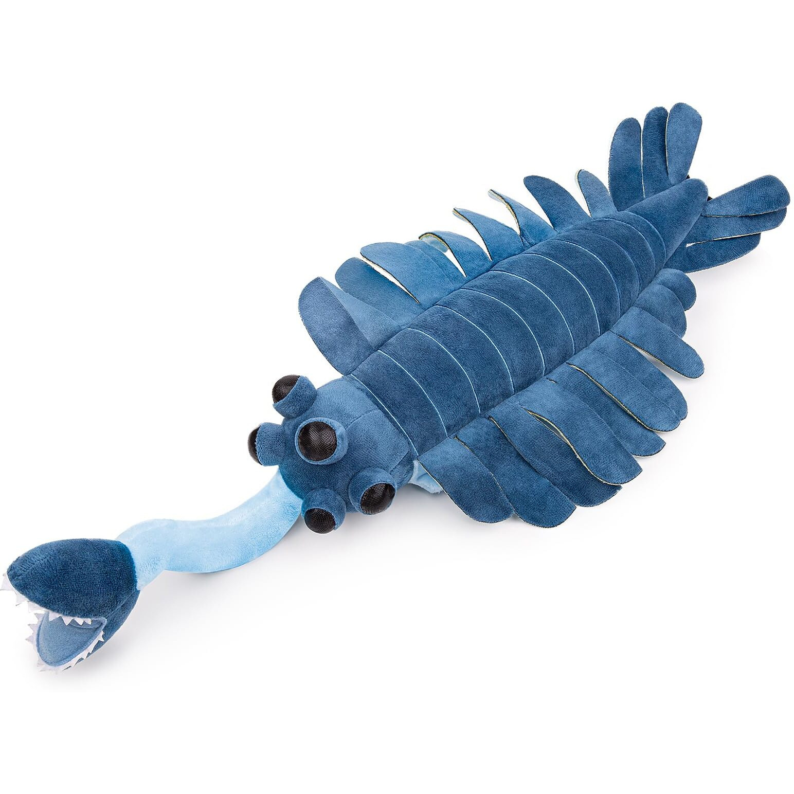 Zhongxin Made Realistic 25" Opabinia Regalis Plush Toy - Cambrian Sea Creature For Kids
