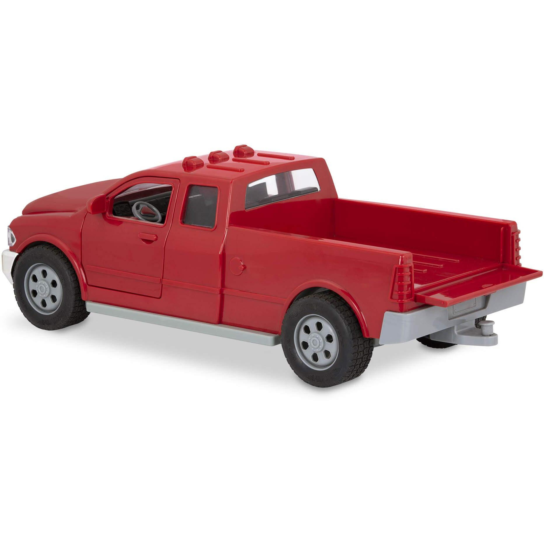 Driven By Battat - Midrange 116 Scale - Red Toy Pick-Up Truck For Kids - Toy Pickup - Lights & Sounds - Movable Parts - 3 Years + - Midrange Red Pick-Up Truck