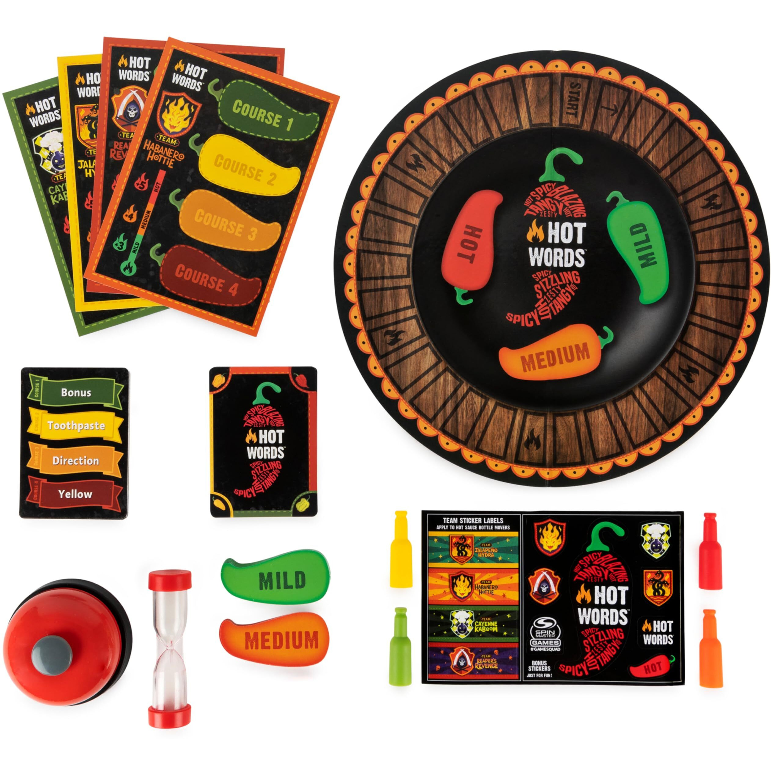 Spin Master Games Hot Words, Word Guessing Party Game, Board Game For Ages 12 & Up, By Spin Master