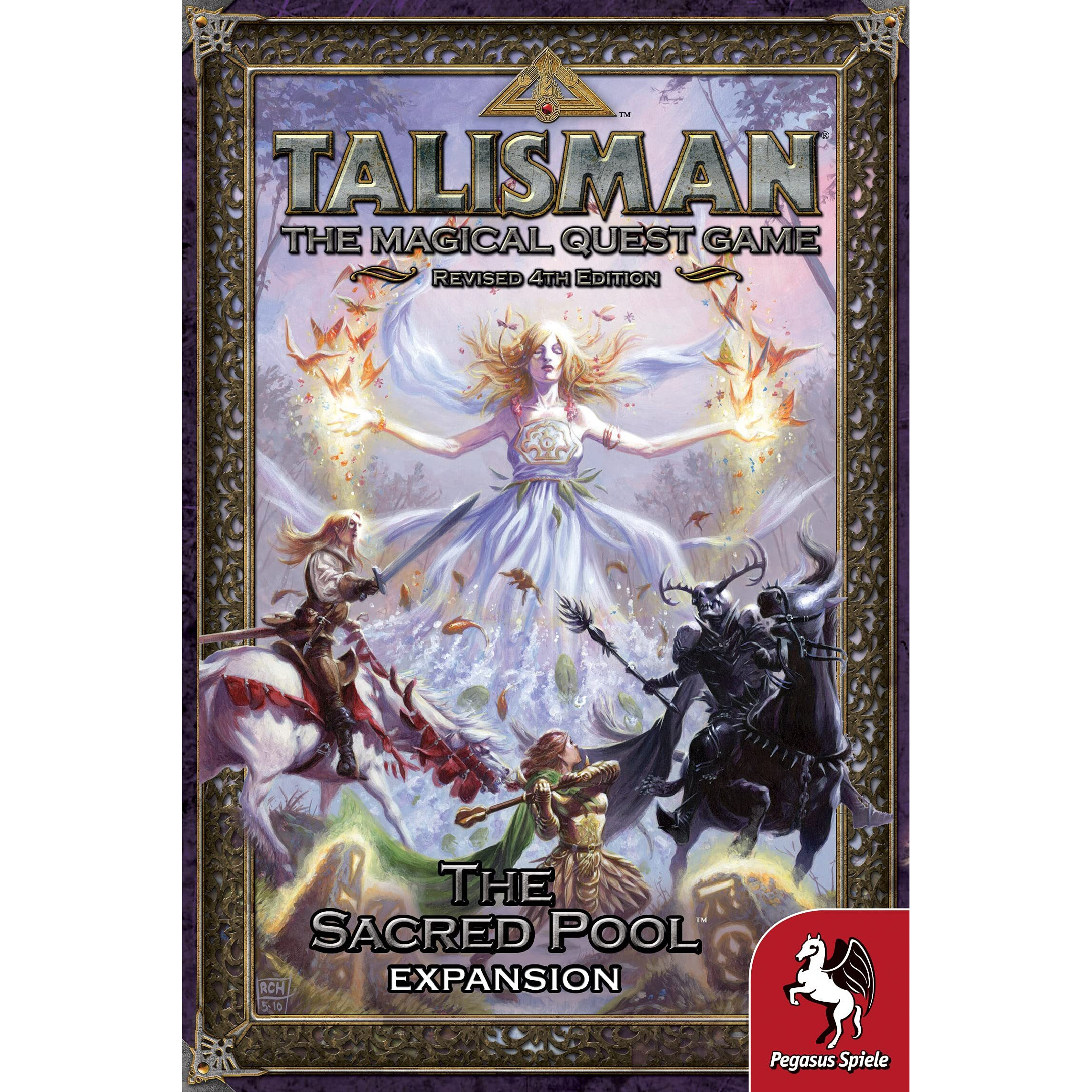 Pegasus Spiele Talisman The Sacred Pool Board Game Purple