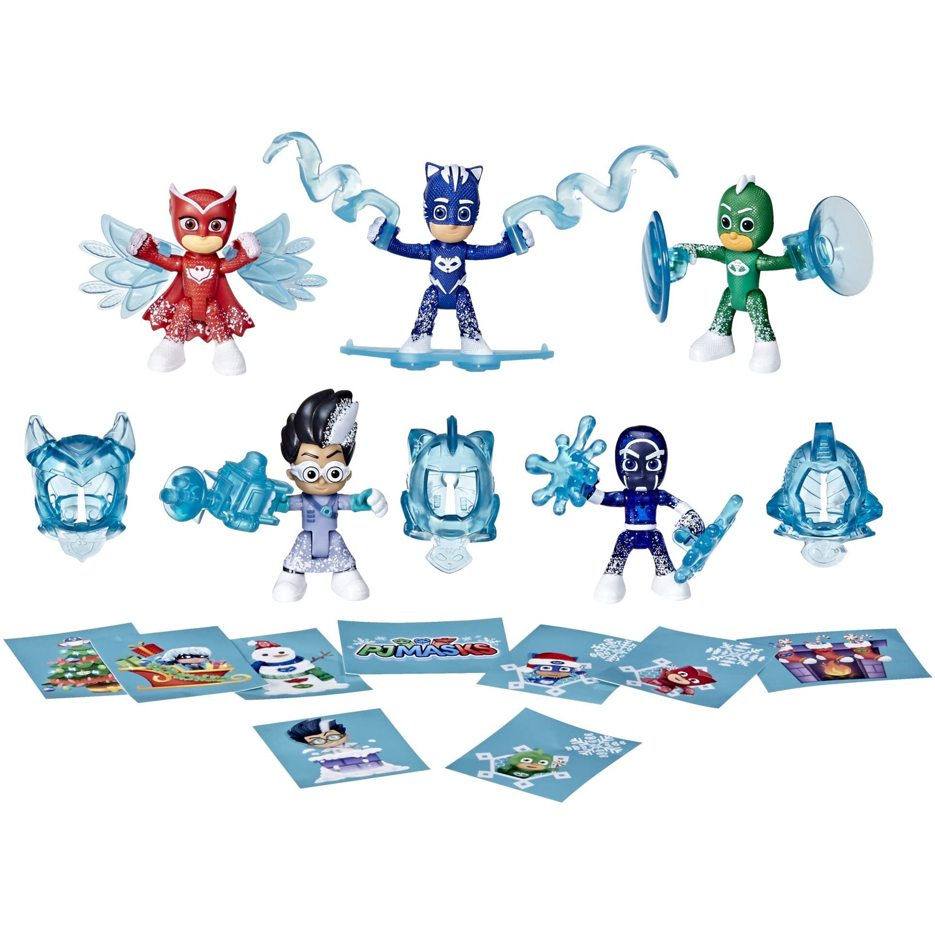 Pj Masks Kids Advent Calendar, 24 Daily Surprise Toys Including Action Figures, Accessories, And Stickers, Countdown Calendar, Ages 3 And Up