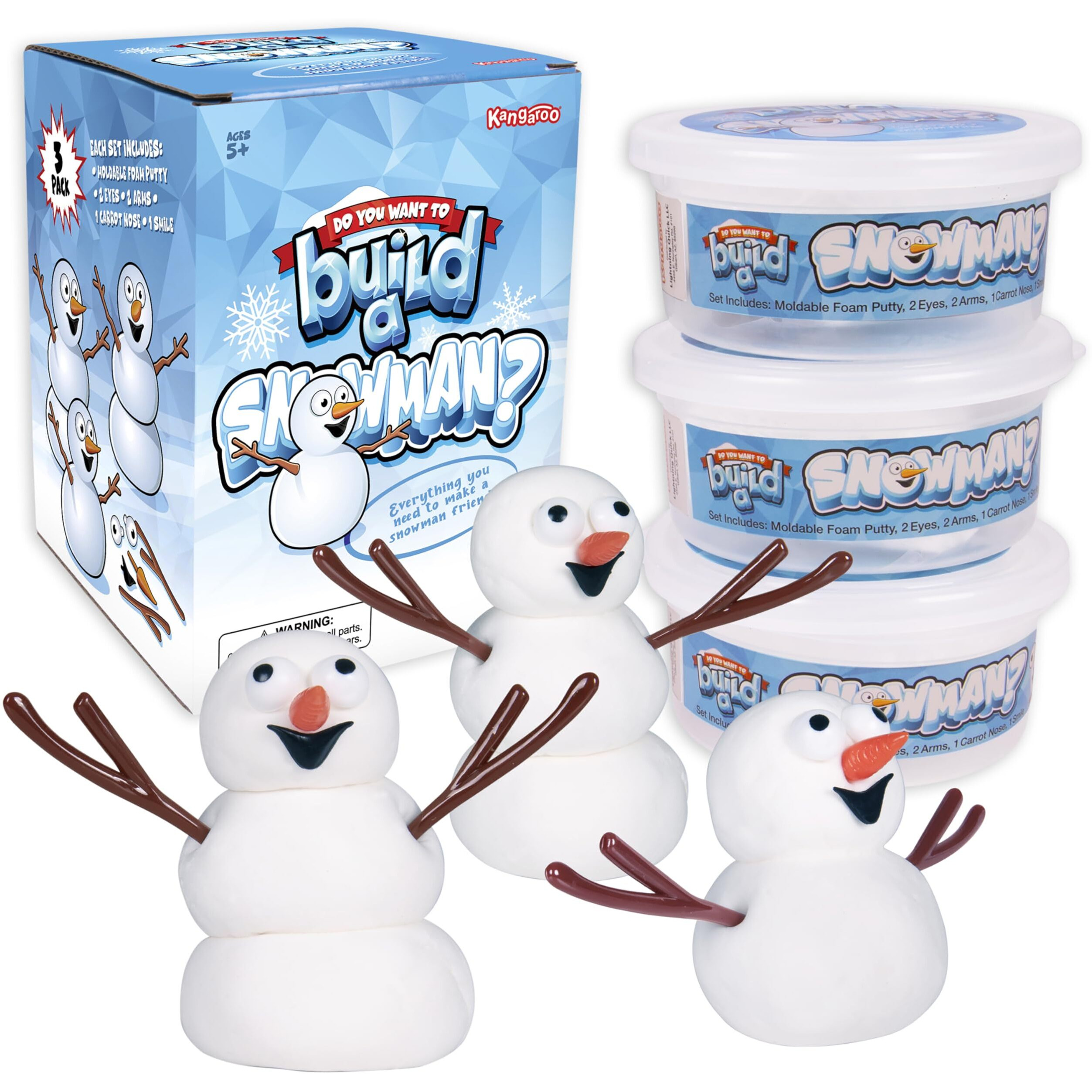 Kangaroo's Do You Want To Build A Snowman, (3-Pack)