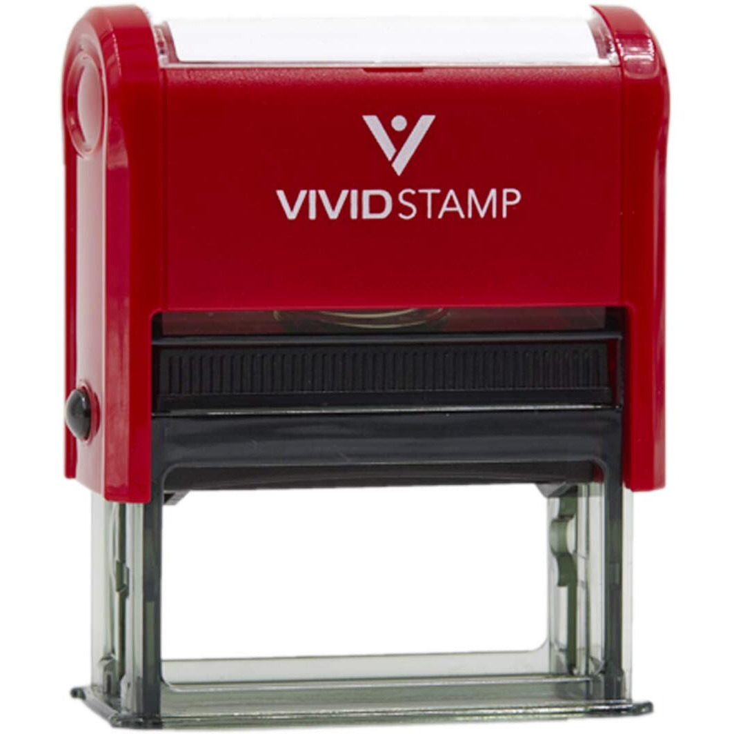 Not Returnable Office Self Inking Rubber Stamp (Red Ink) - Large