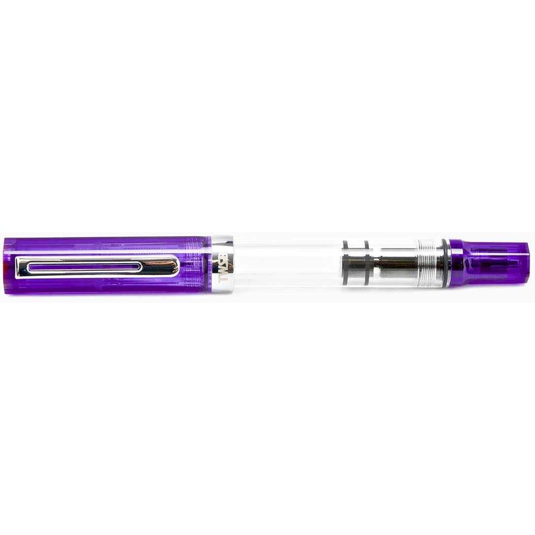 Twsbi Eco Transparent Purple Fountain Pen F Nib